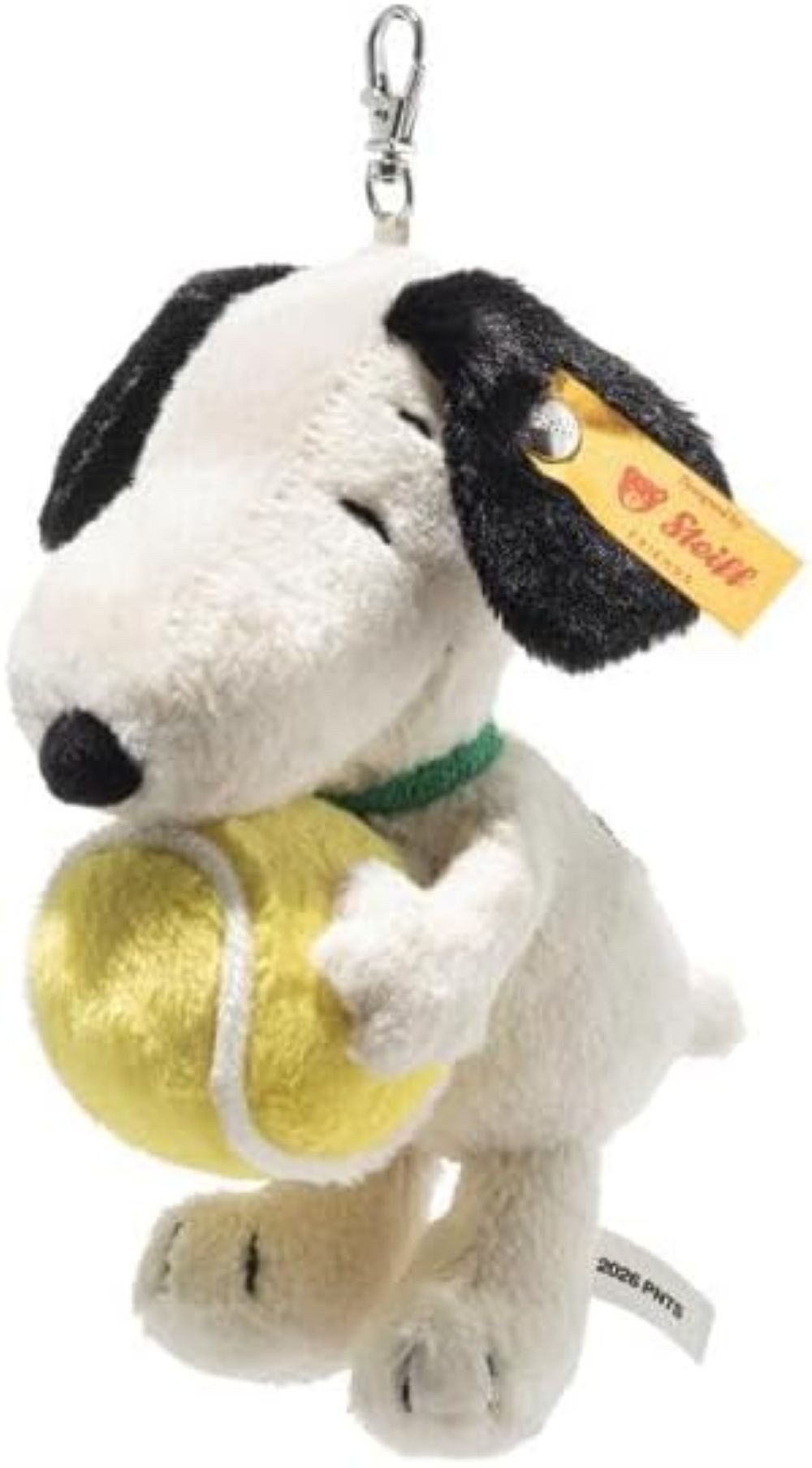 Steiff Schlüsselanhänger Hund Snoopy Tennis Tennisball 15 cm