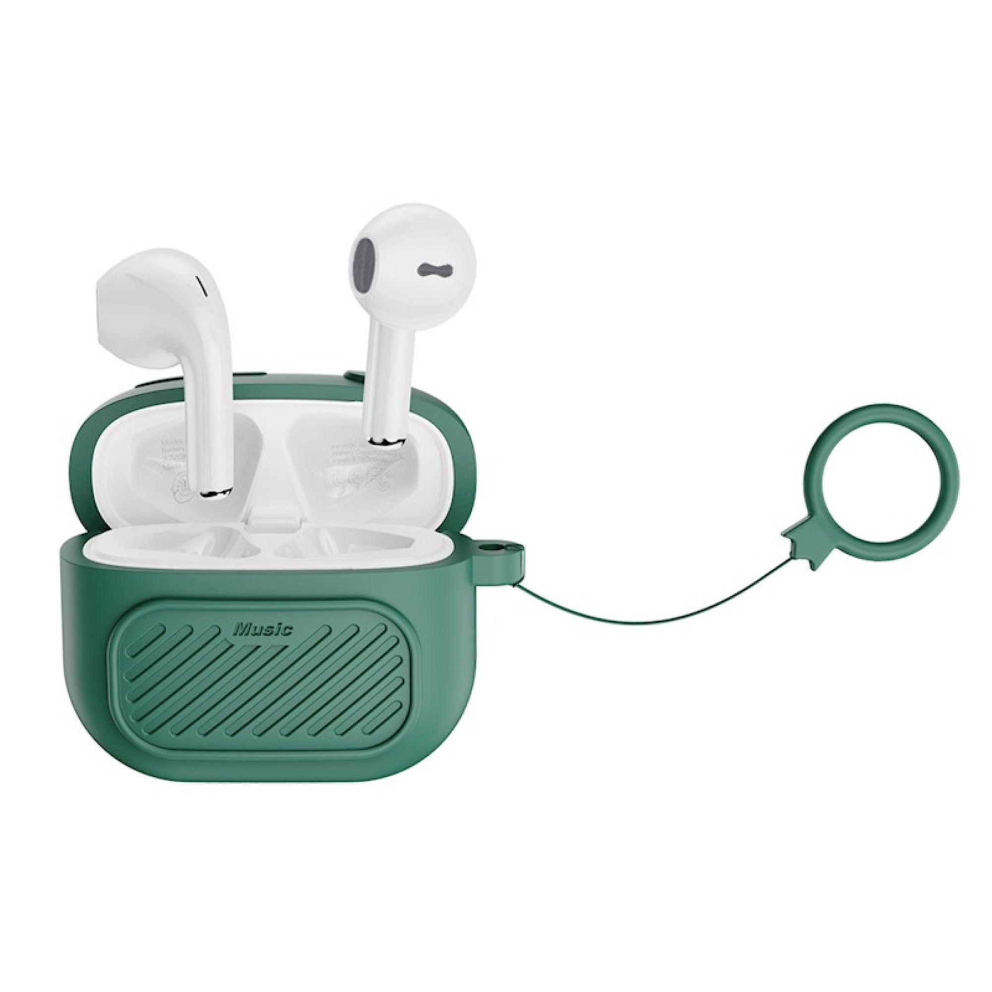 Kopfhörer mit Schutzhülle In-Ear-Kopfhörer TWS-Technologie 300mAh wireless In-Ear-Kopfhörer
