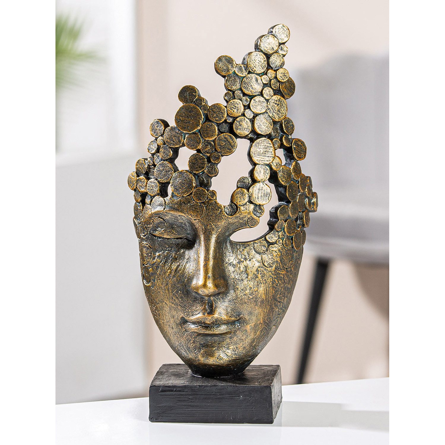 GILDE Skulptur FEMALE MASK Skulptur - günstig online kaufen