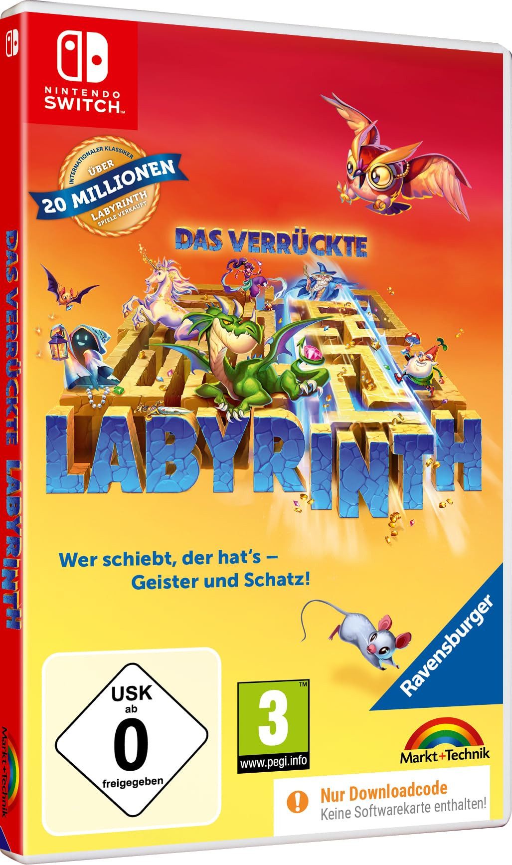 Das verrückte Labyrinth - Nintendo Switch - Code in a Box (Code in a Box), Nintendo Switch