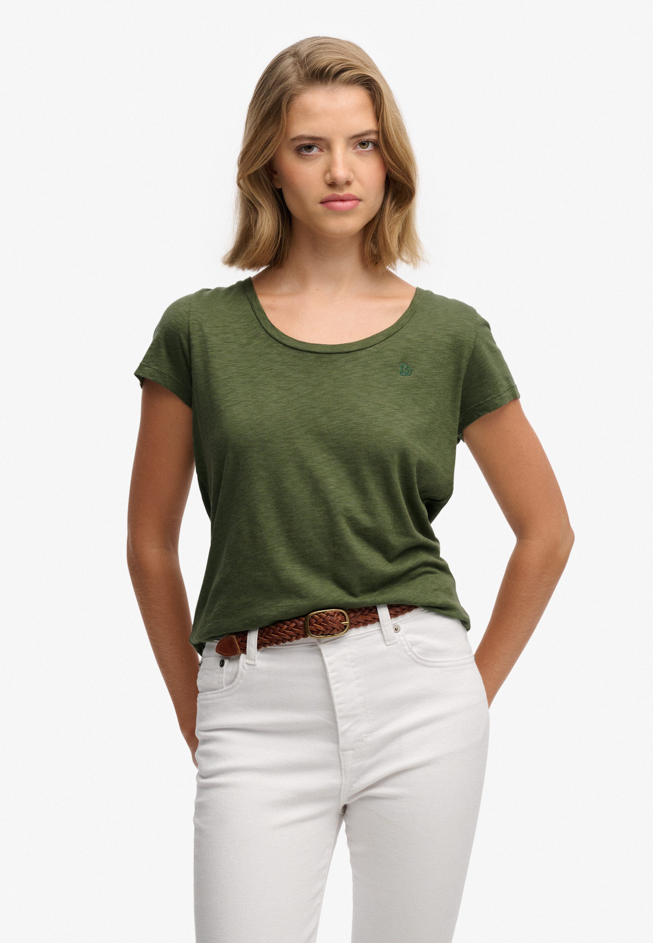 Superdry T-Shirt STUDIOS SCOOP NECK TEE