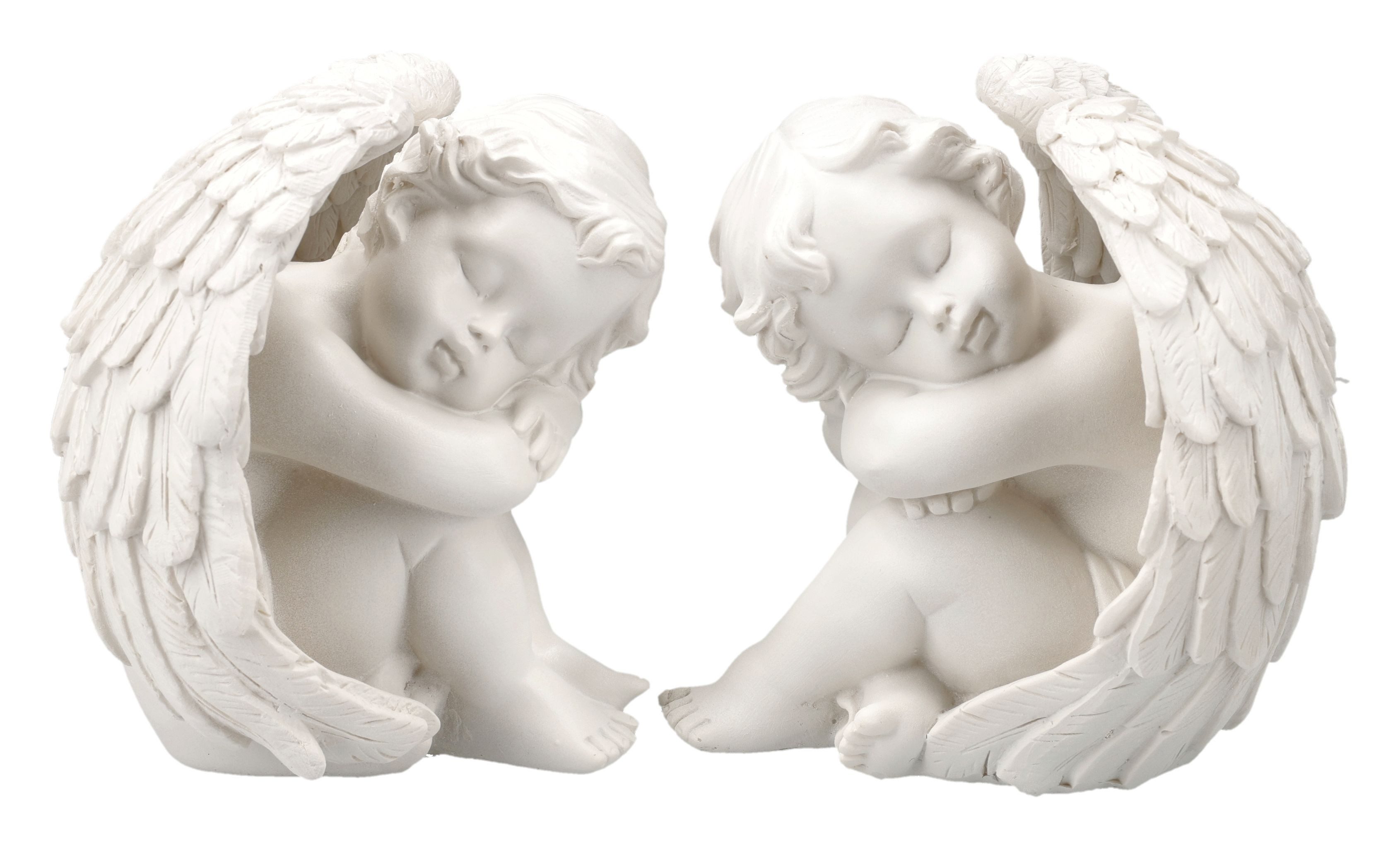 Figuren Shop GmbH Dekofigur Engel Figuren Set – schlafende Cherubim Dekoration Engel Statue 12 cm