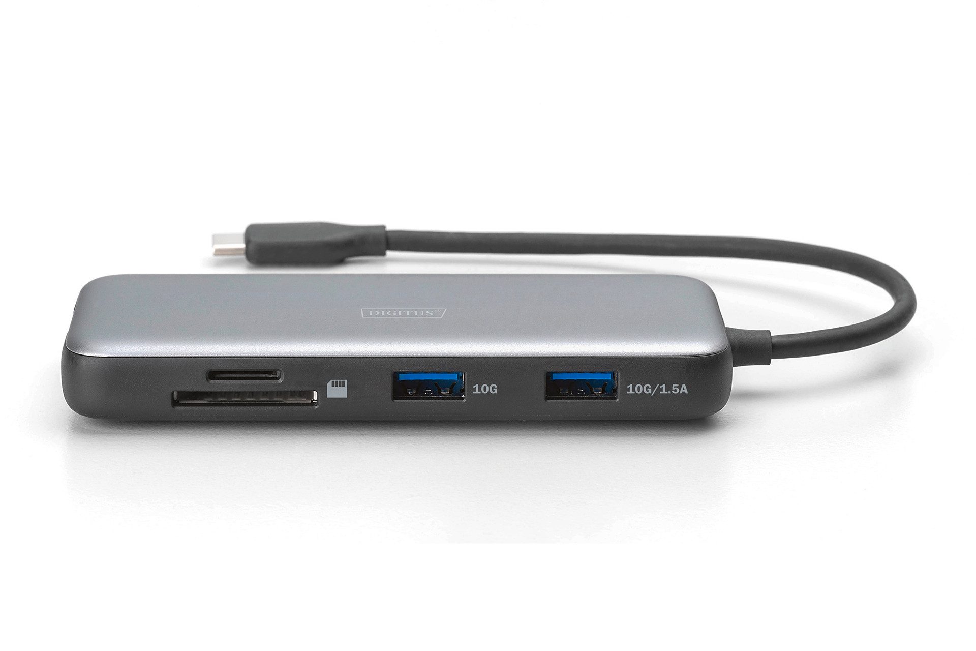 Digitus Laptop-Dockingstation USB-C Docking Station, 7-Port, HDMI, USB, RJ45, SD