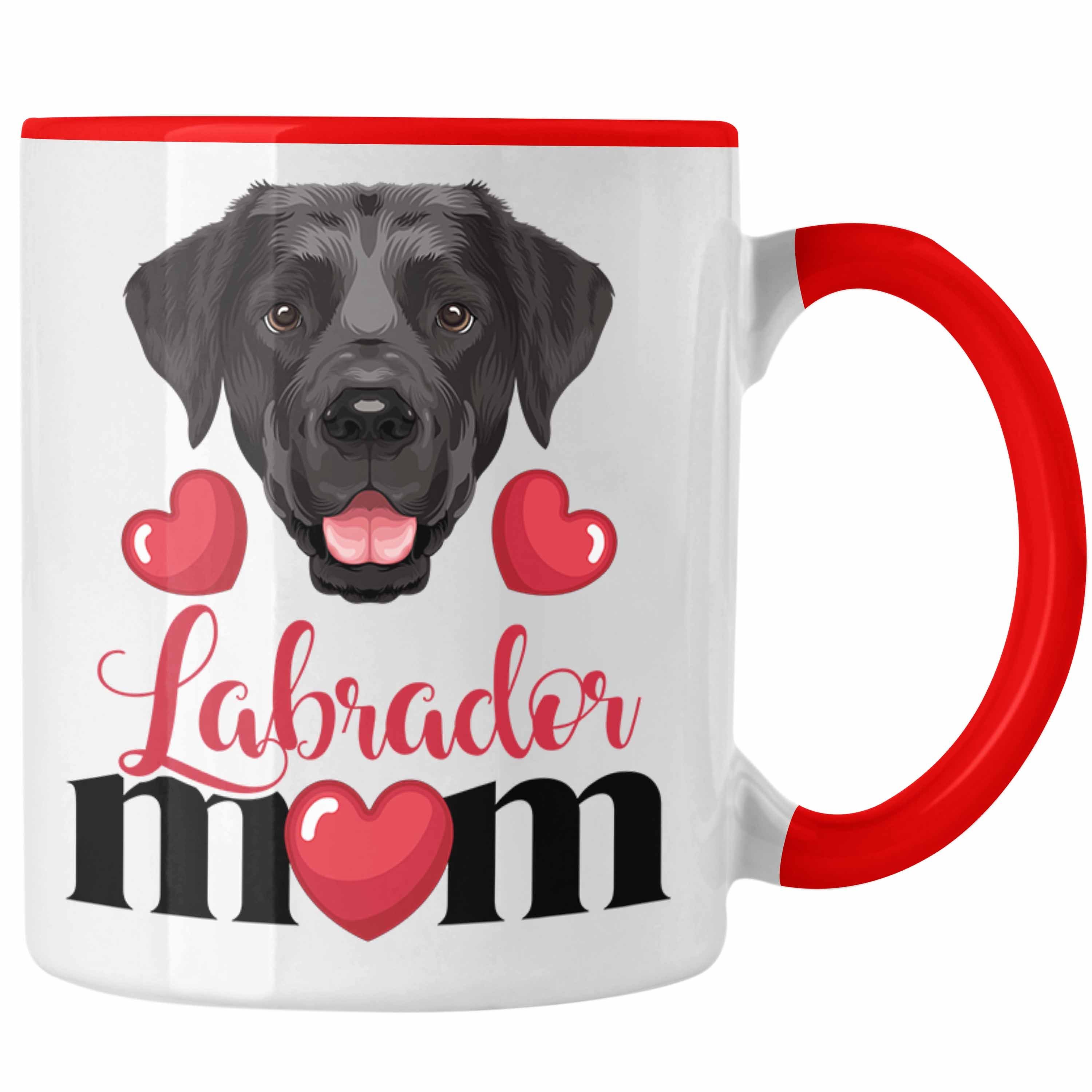 Trendation Tasse Labrador Besitzer Mom Mama Tasse Geschenk Lustiger Spruch Geschenkidee Rot