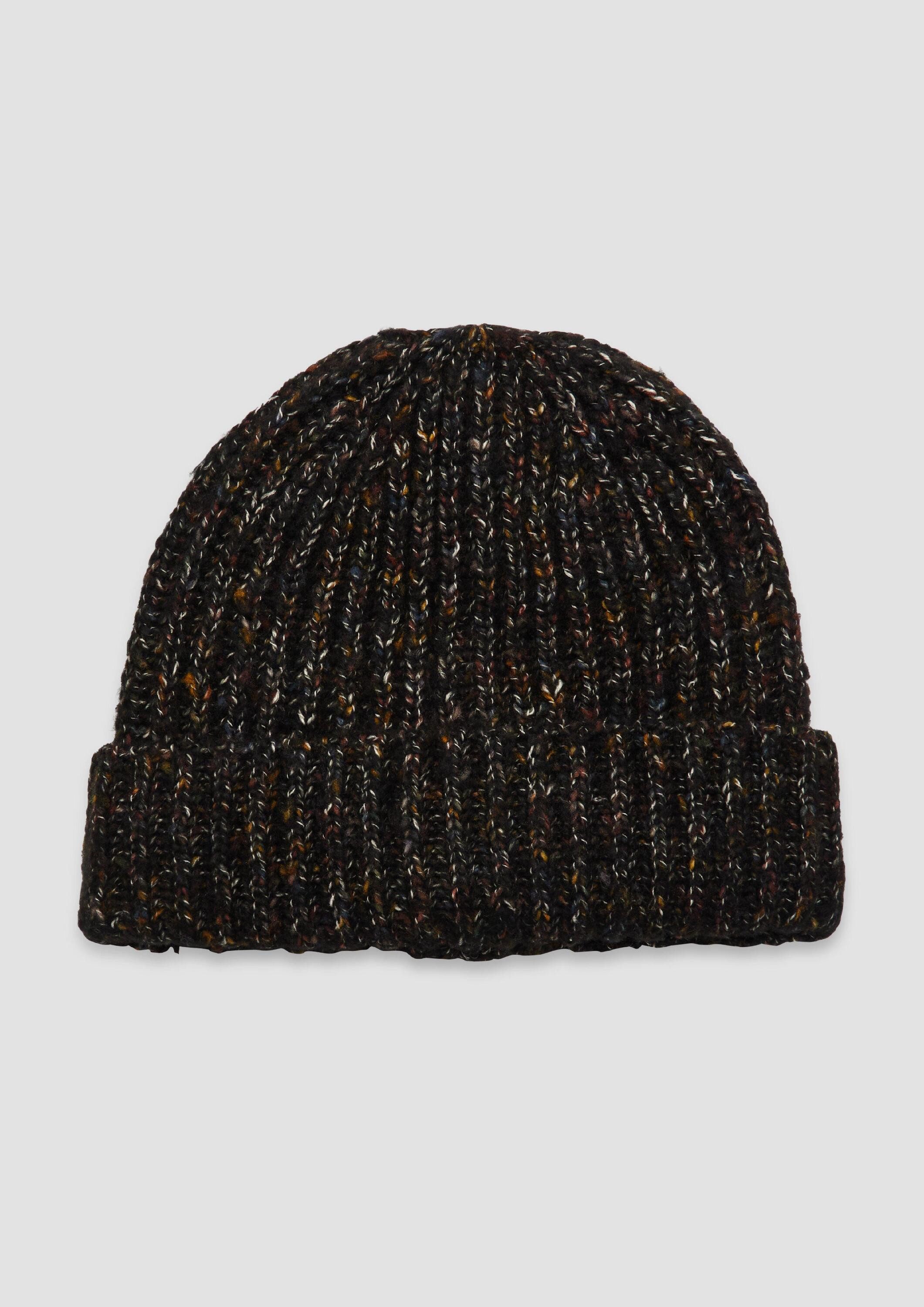 s.Oliver Strickmütze Mütze Weiche Beanie aus Multicolour-Melange