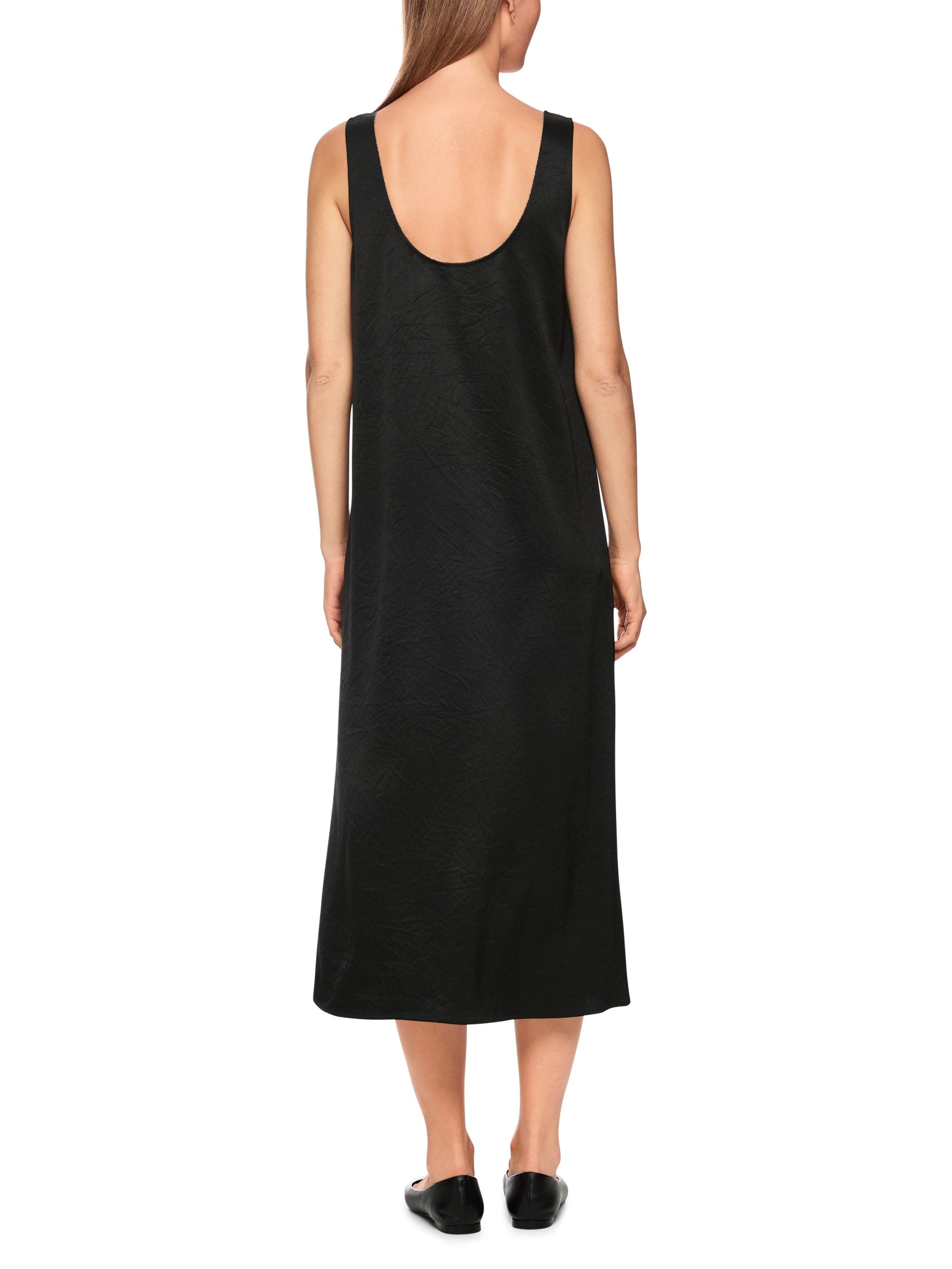 Marc Cain Midikleid Satinkleid - Regular Fit