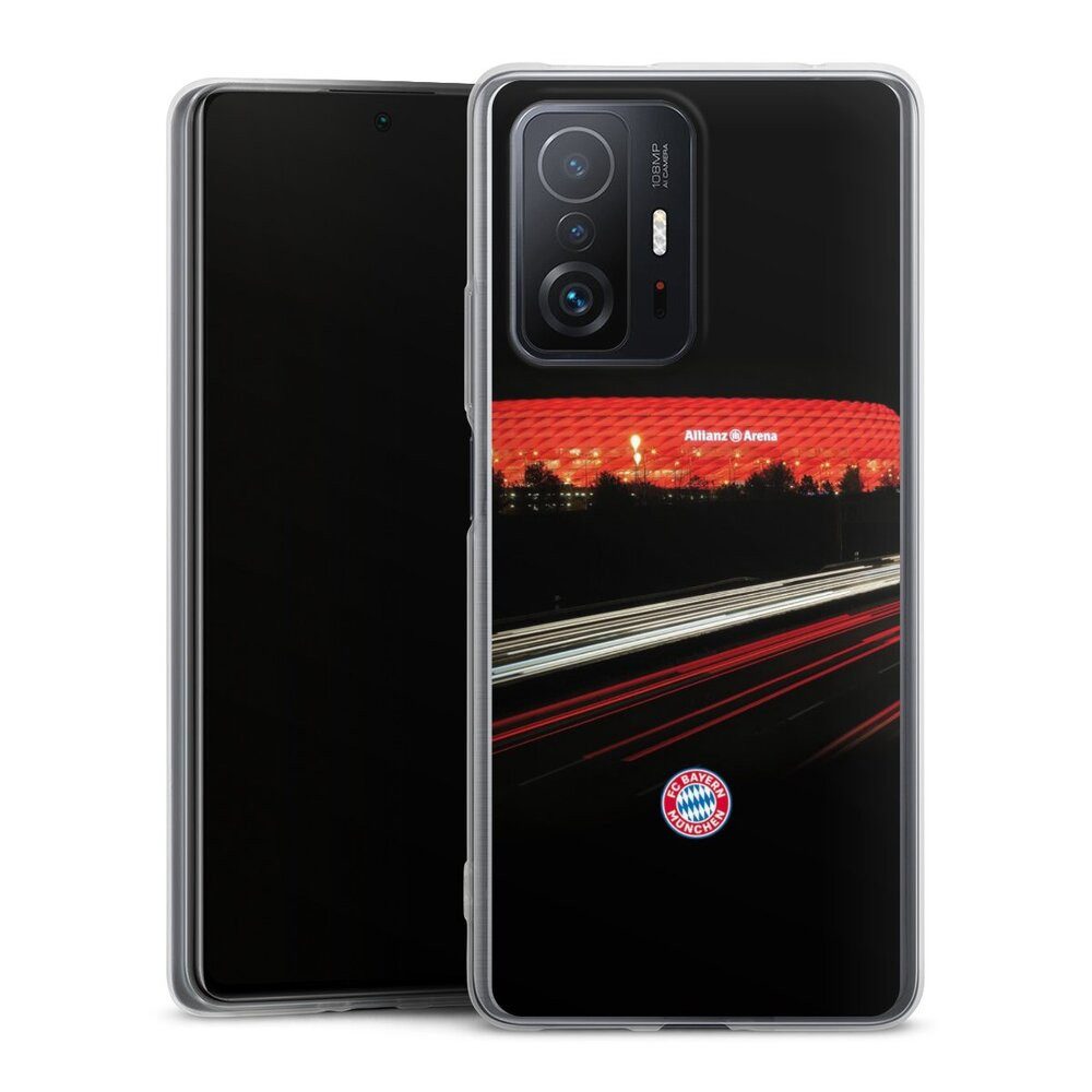 DeinDesign Handyhülle FC Bayern München FCB Stadion FC Bayern München Allianz Arena, Xiaomi 11T Pro 5G Slim Case Silikon Hülle Ultra Dünn Schutzhülle