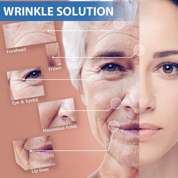 Henreal Kinesiologie-Tape Wrinkles Schminkles,Multifunktional Face Tape, 5cm*5m