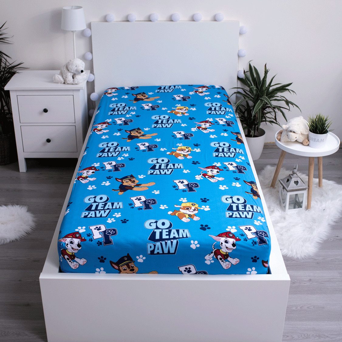 Jerry Fabrics Bettwäsche Paw Patrol Spannbetttuch günstig online kaufen