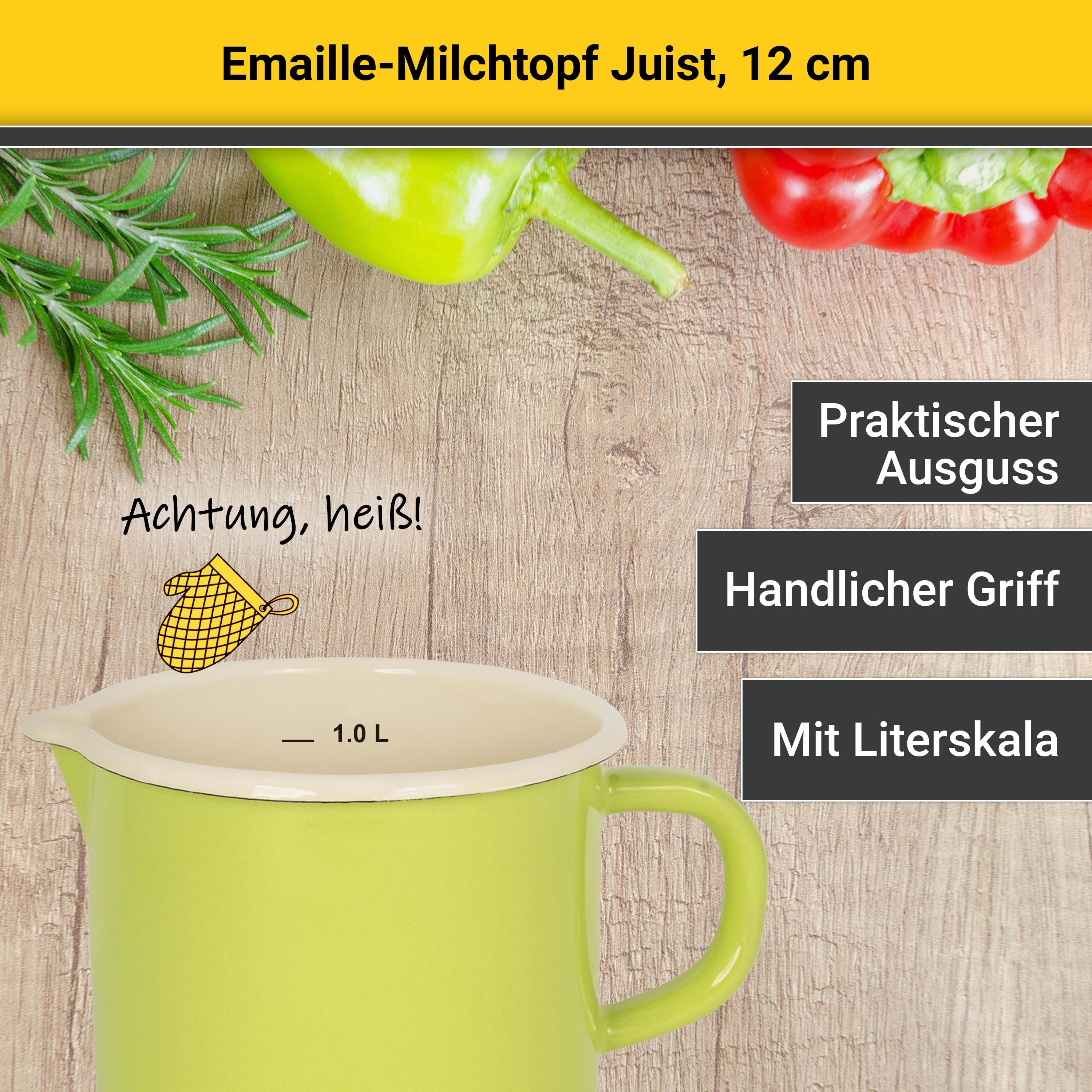 Krüger Milchtopf Juist, Emaille (1-tlg), Induktion