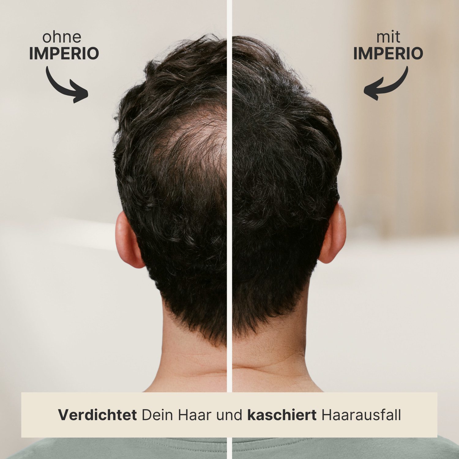 IMPERIO Haarpuder Streuhaar zur Haarverdichtung & vollem Haar in Sekunden - 26g – Bild 2 von 5