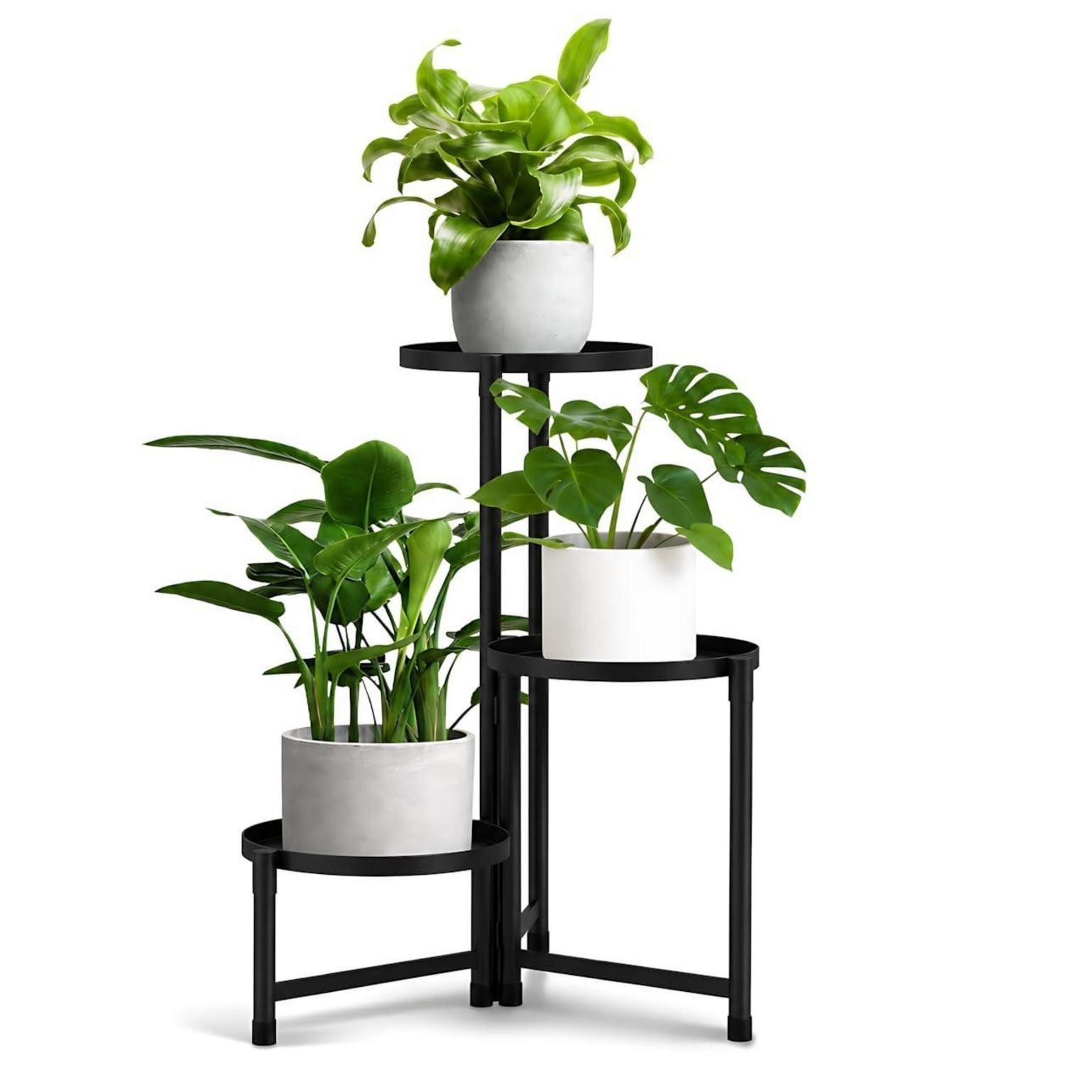 LuxusKollektion Blumenständer Blumenständer 3-Stufen Metall (1 St)