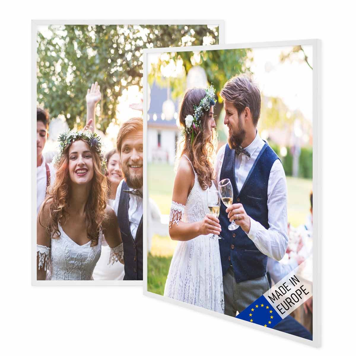 PHOTOLINI Bilderrahmen 2er Set Massivholz-Rahmen Modern günstig online kaufen