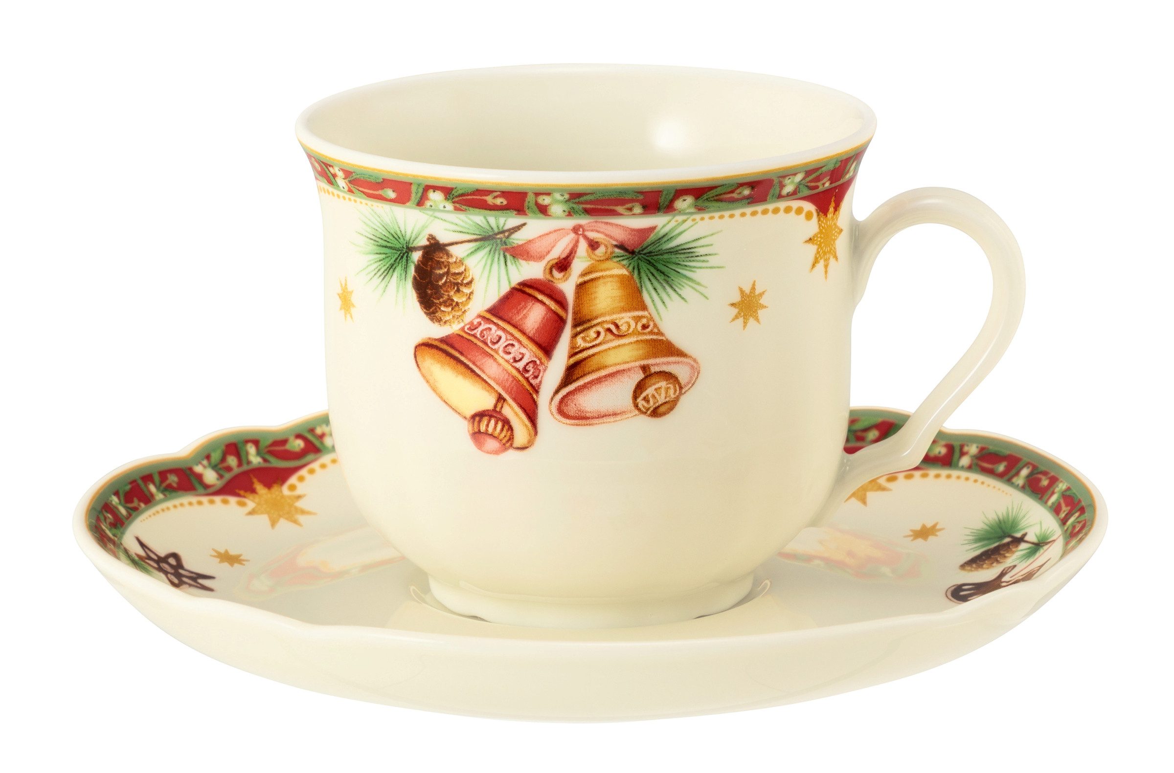 Seltmann Weiden Untertasse Marieluise - Weihnachtsnostalgie, (1 St), Kombi-Untertasse 15 cm