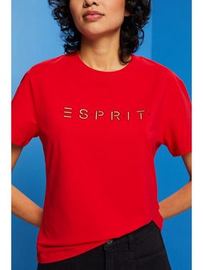 Esprit T-Shirt T-Shirt mit Logo (1-tlg)