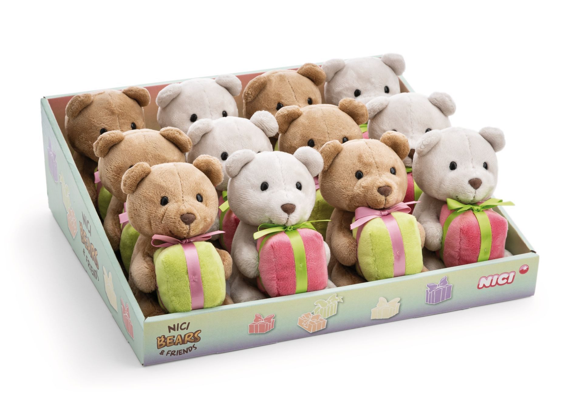 Plüschfigur Nici 62305 Sortiment Kuscheltier Bär 13cm sitzend mit