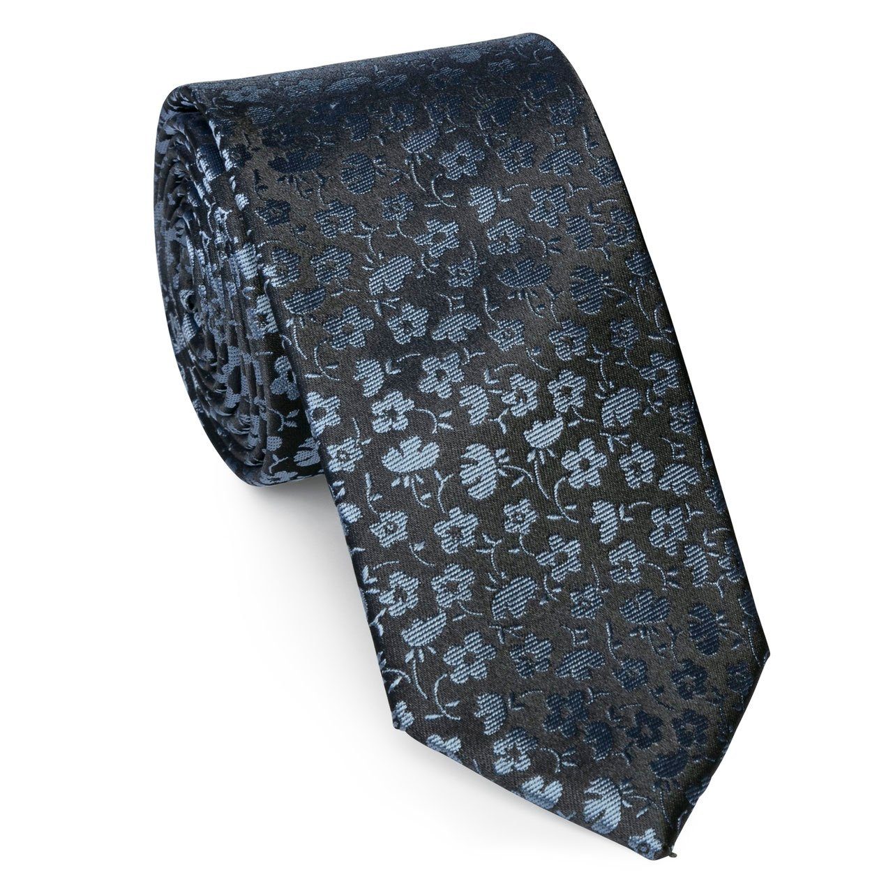 Krawatte hellblau Pirlo 6cm Krawatte - - UNA (12)