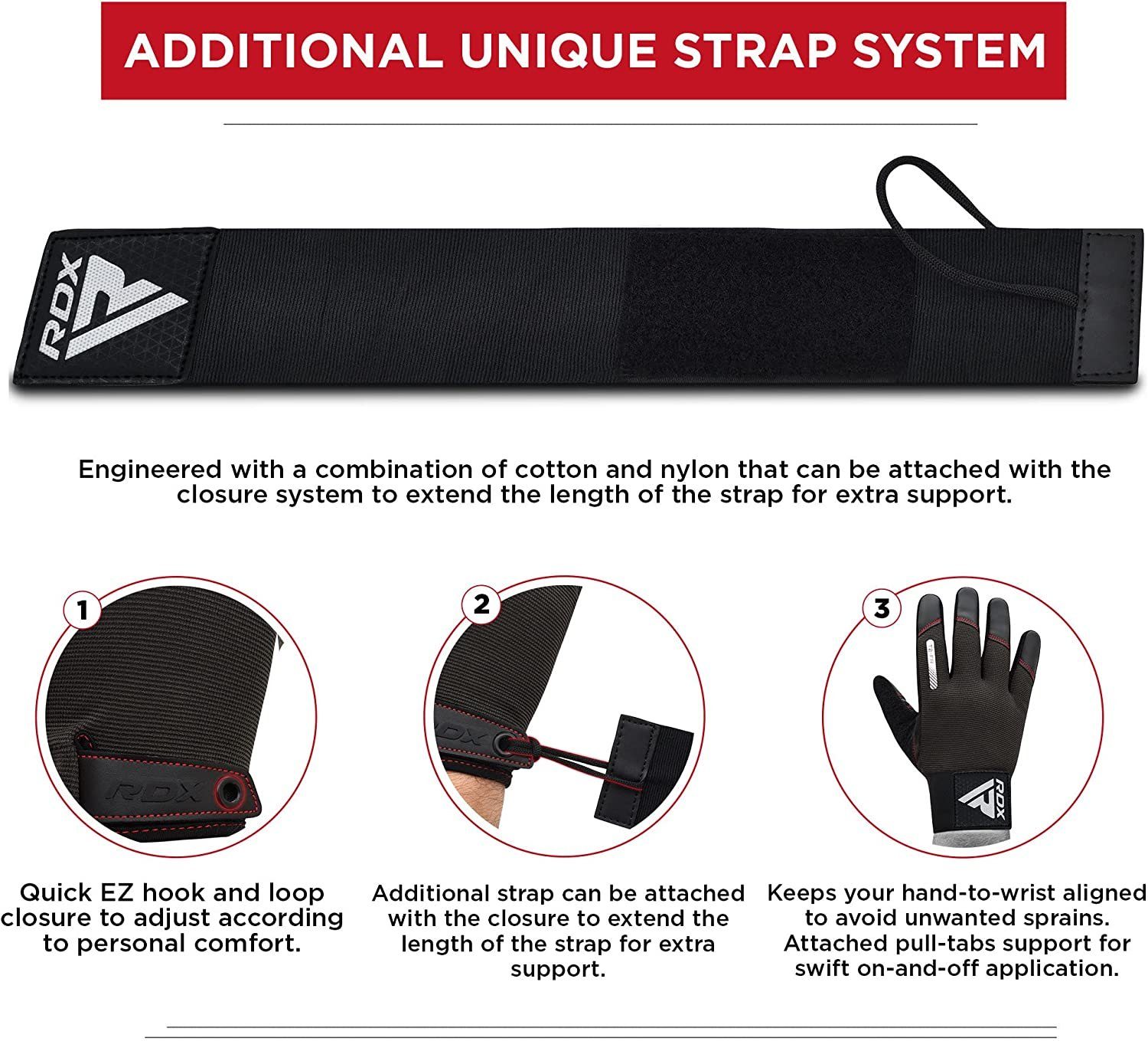 RDX Trainingshandschuhe RDX Fitness Handschuhe voller Finger Frauen Männer Touchscreen langen