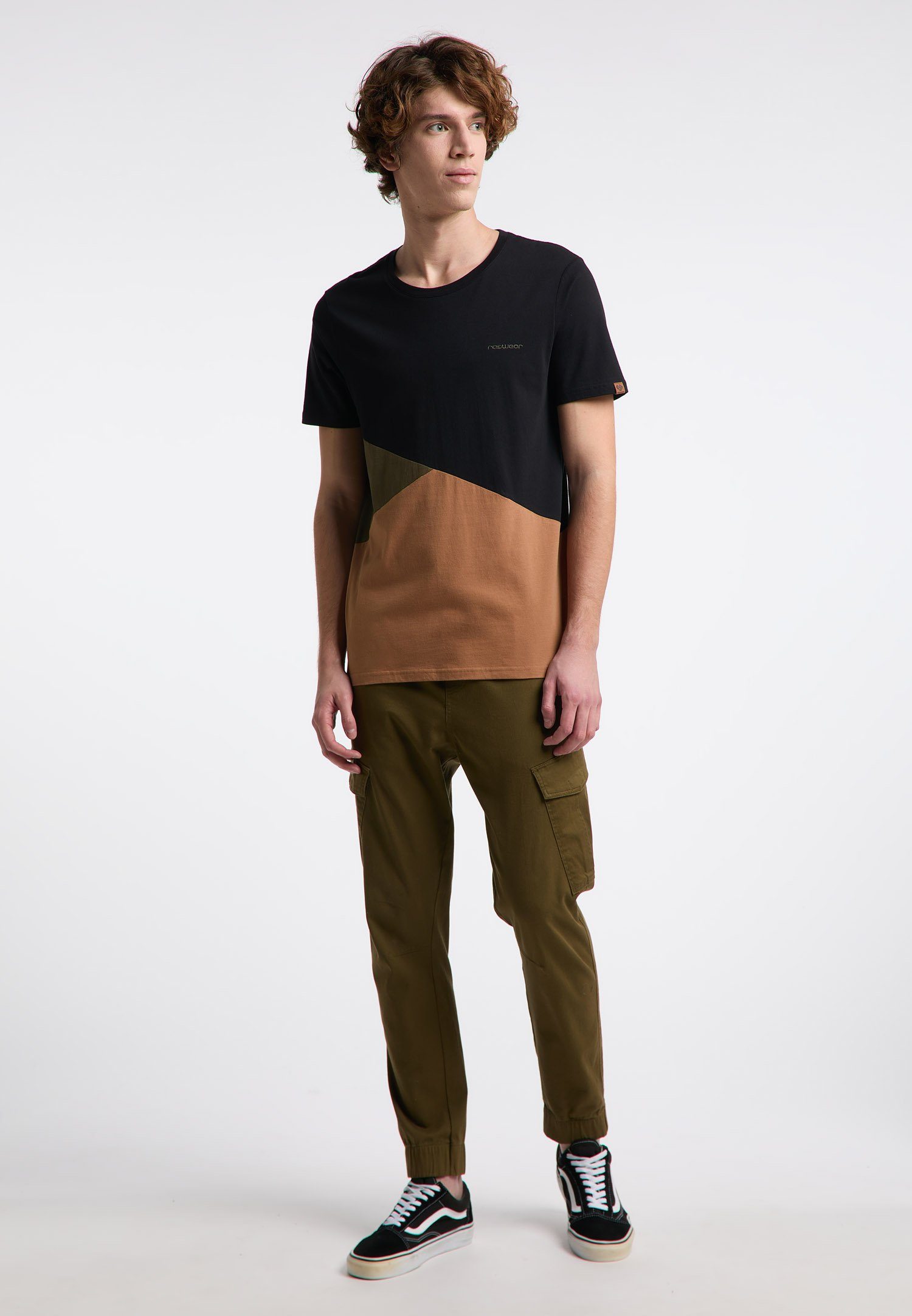 Ragwear T-Shirt KERYAN Nachhaltige & Vegane Mode 6024 CINNAMON