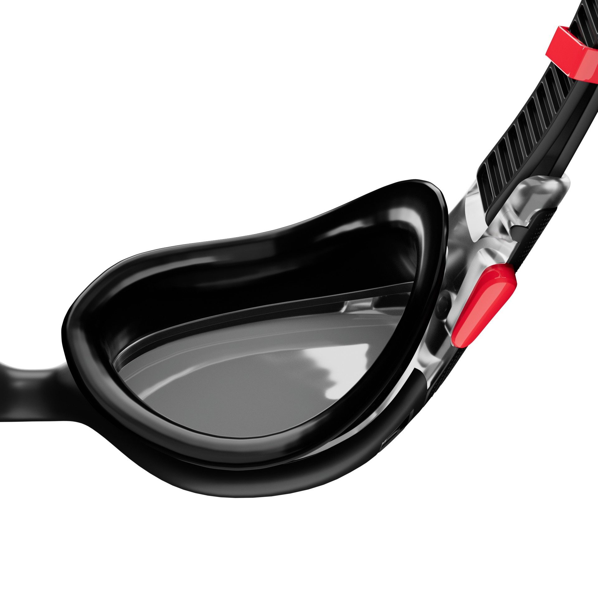 Speedo Schwimmbrille Biofuse 2.0 Mirror, für Erwachsene, mit patentiertem Druckknopf-Mechanismus