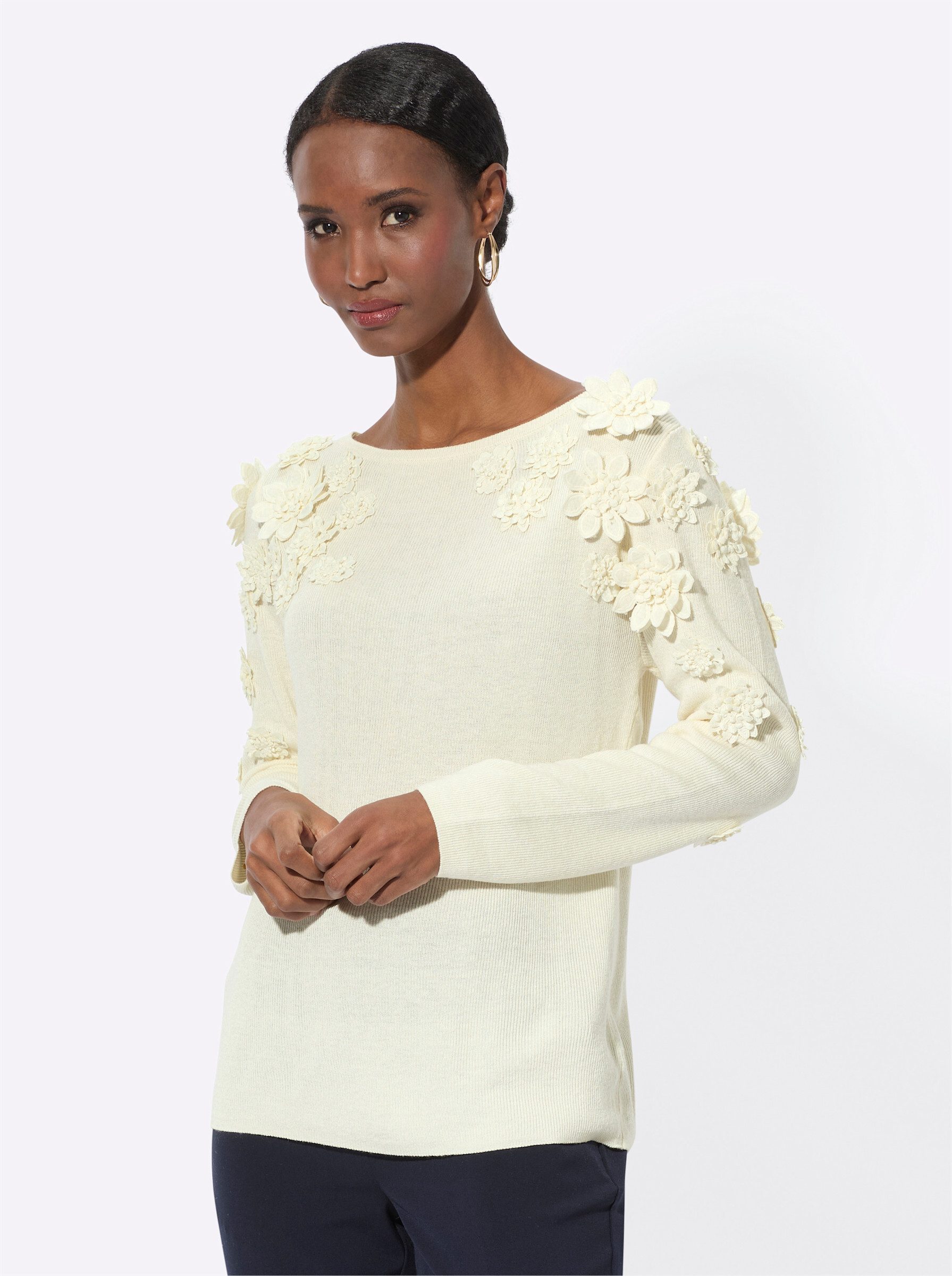 creation L Strickpullover Langarm-Pullover . günstig online kaufen