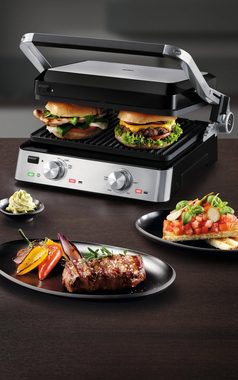 Braun Kontaktgrill CG 7020 Multigrill 7, 2000,00 W, 3 Grillpositionen in einem Gerät (Kontakt, BBQ, Ofen)