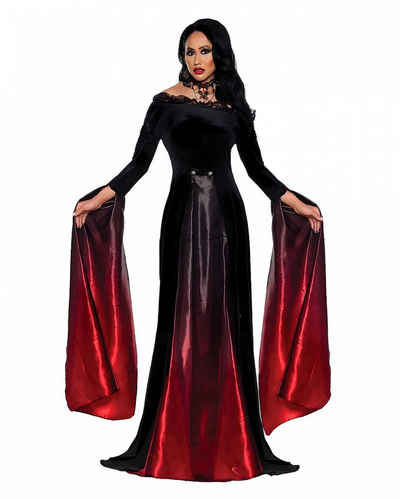 Horror-Shop Vampir-Kostüm Edles Vampir Königin Kostümkleid für Damen