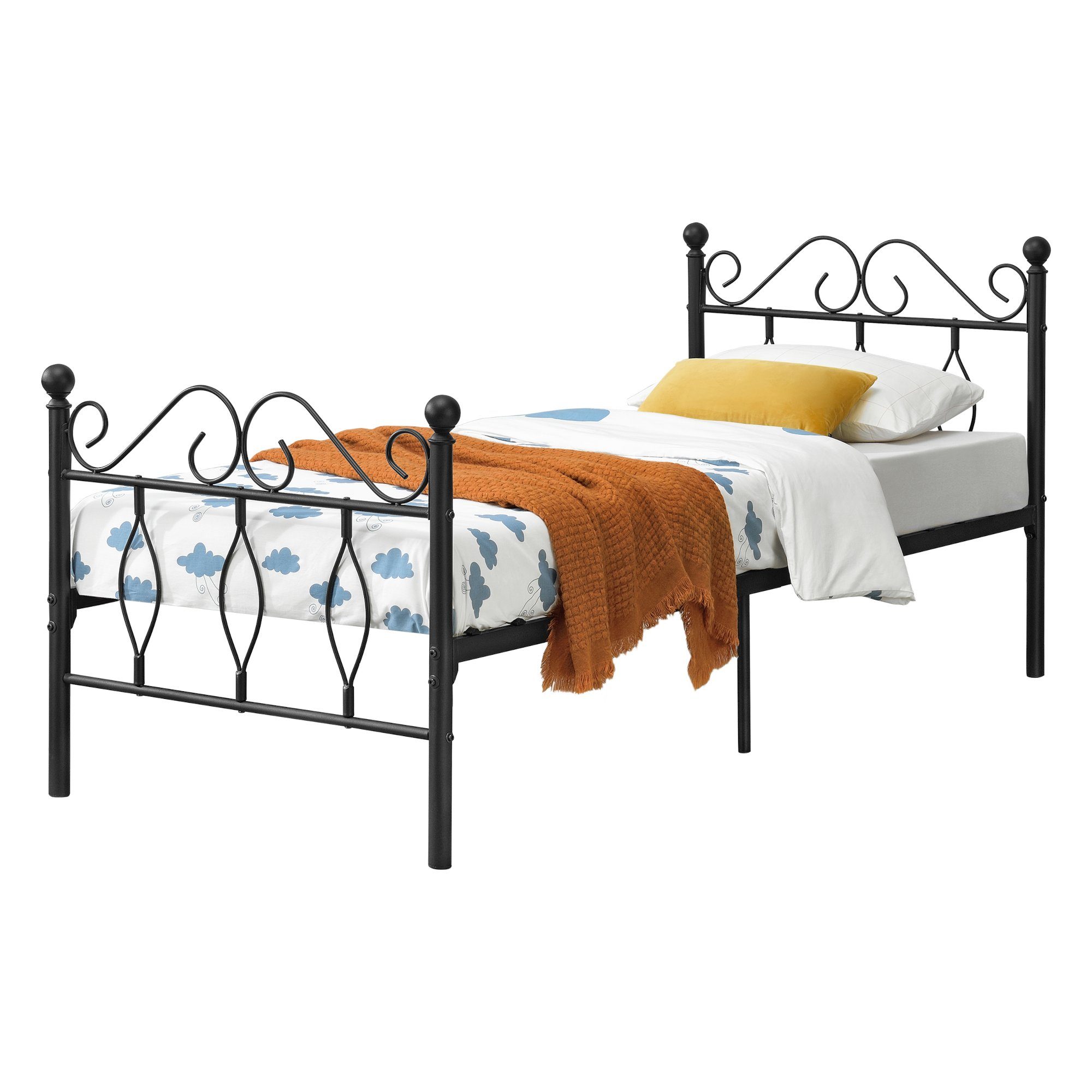 en.casa Metallbett, »Apolda« Metallbett mit Lattenrost günstig online kaufen