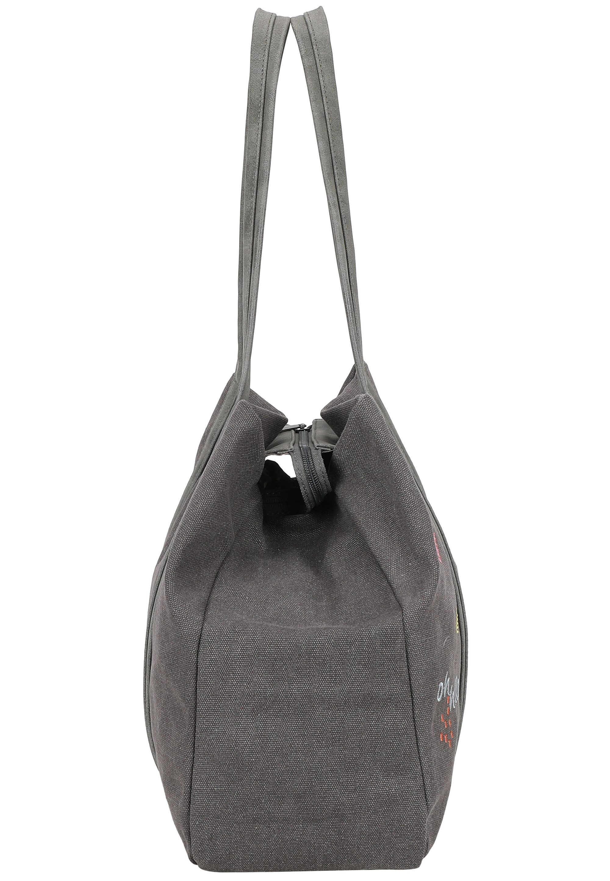 Fritzi aus Preußen Henkeltasche Simply Shopper Limited Embro Fun, mit tollen Stickdetails