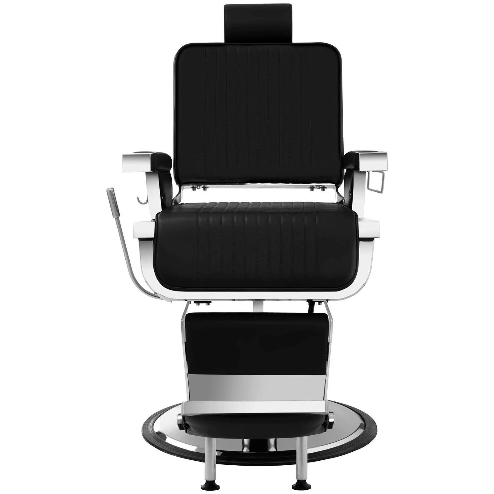 Physa Armlehnstuhl Friseurstuhl Kosmetikstuhl Friseursessel Bedienstuhl Friseur schwarz, Schwarz