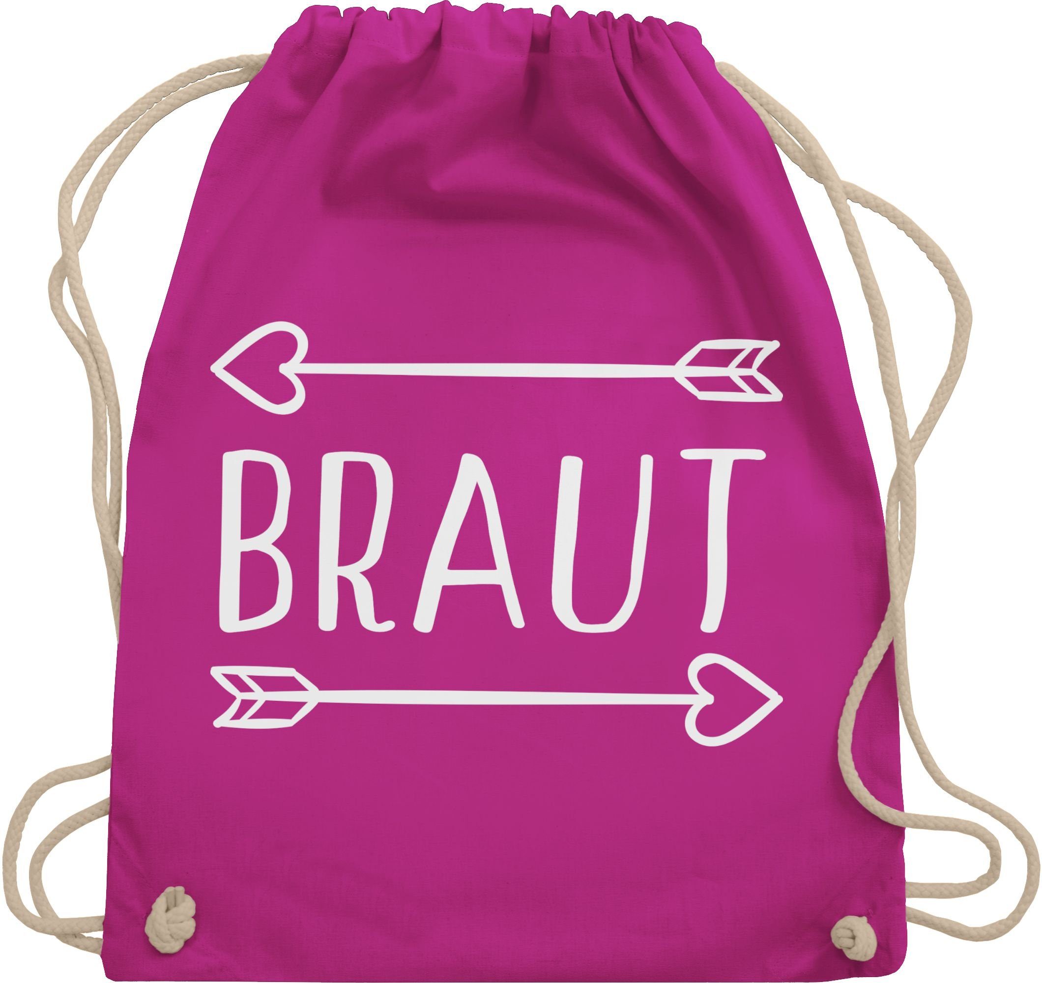Turnbeutel Braut Pfeile