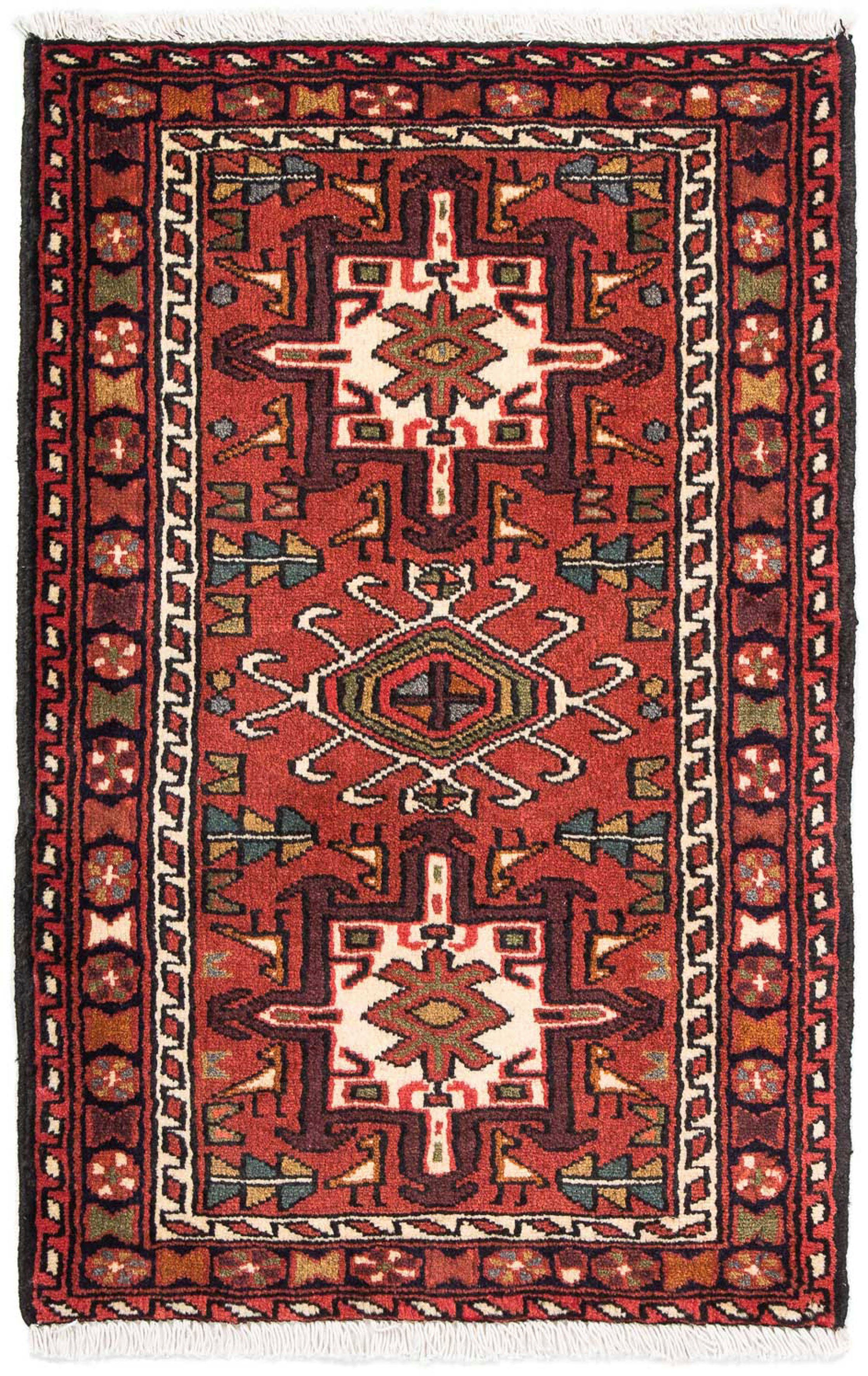 Orientteppich Perser - Nomadic rechteckig, - 10 cm Zertifikat 100 65 mit Einzelstück - x braun, mm, Wohnzimmer, Höhe: Handgeknüpft, morgenland