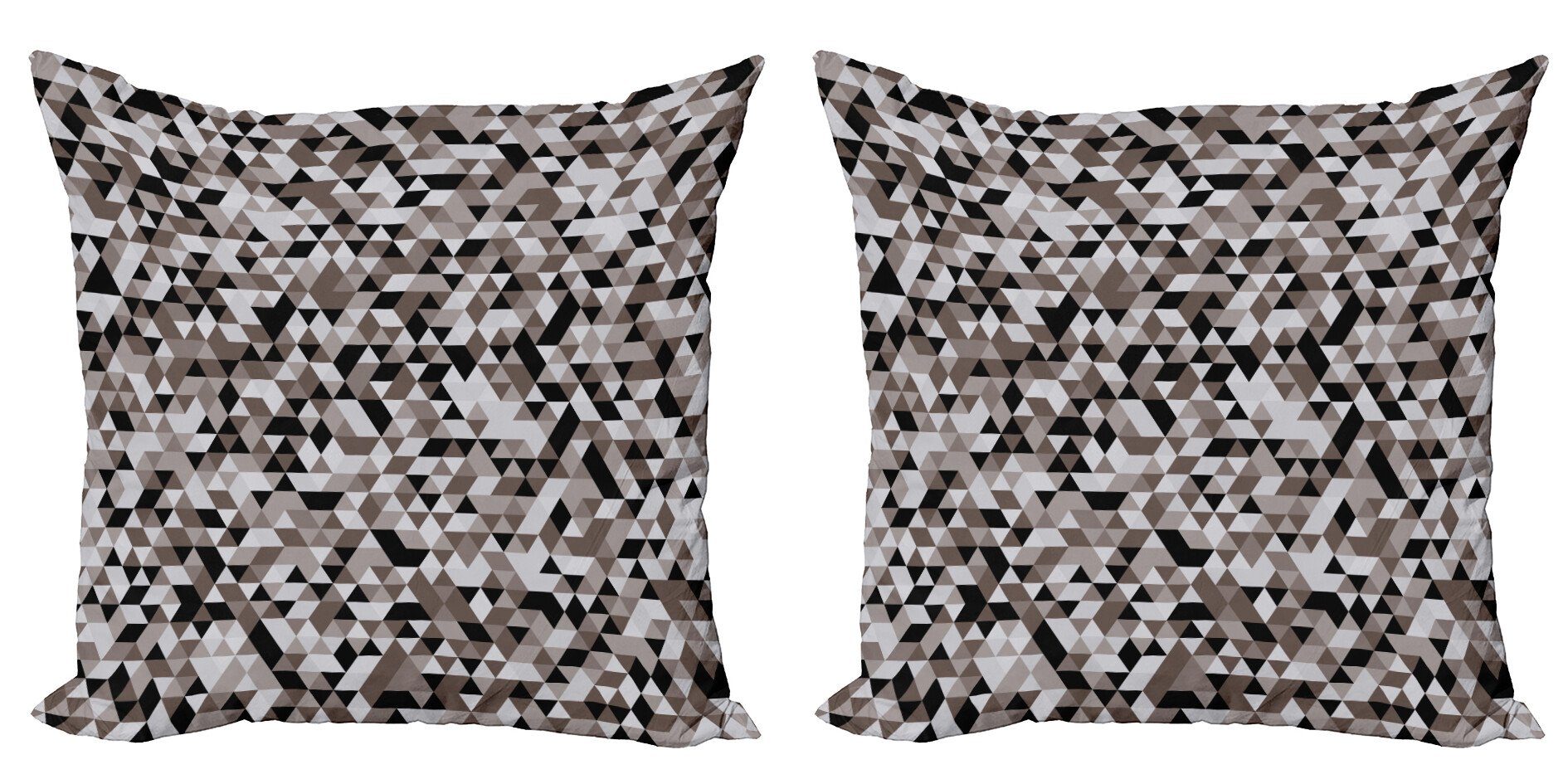 Kissenbezüge Modern Accent Doppelseitiger Digitaldruck, Abakuhaus (2 Stück), Geometrisch Verschwommen Töne von Farbe