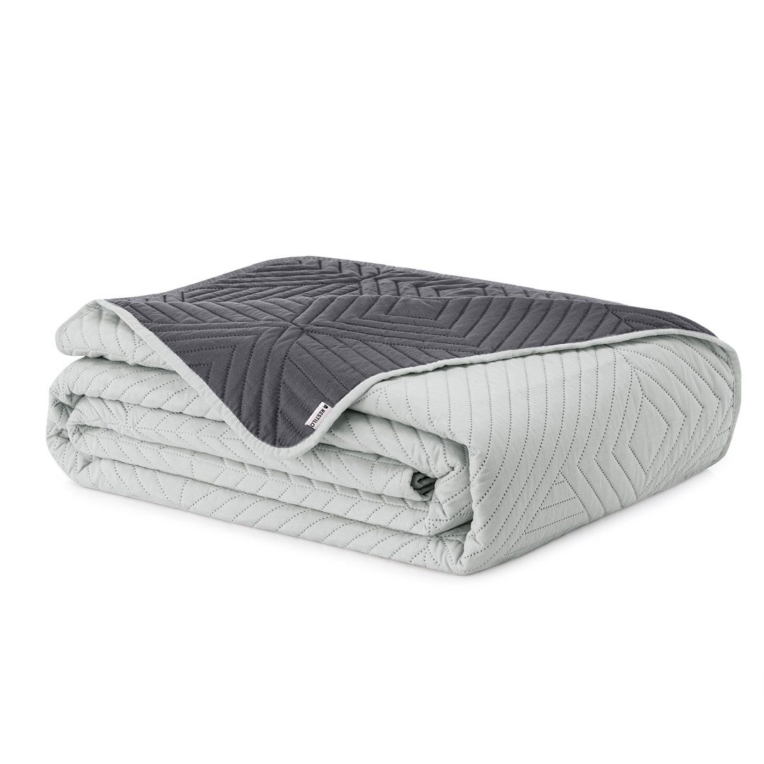 texpot Tagesdecke Bettüberwürf zweiseitig Ultrasonic Steppung Raute günstig online kaufen