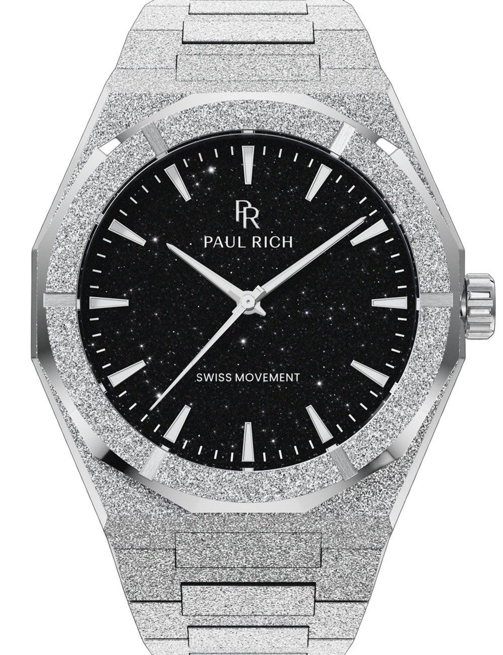Paul Rich Quarzuhr Paul Rich PR-45245 Herrenuhr Frosted Star Dust II Void 43mm 5ATM Paul Rich PR-45245 Herrenuhr Frosted Star Dust II Void 43mm 5ATM