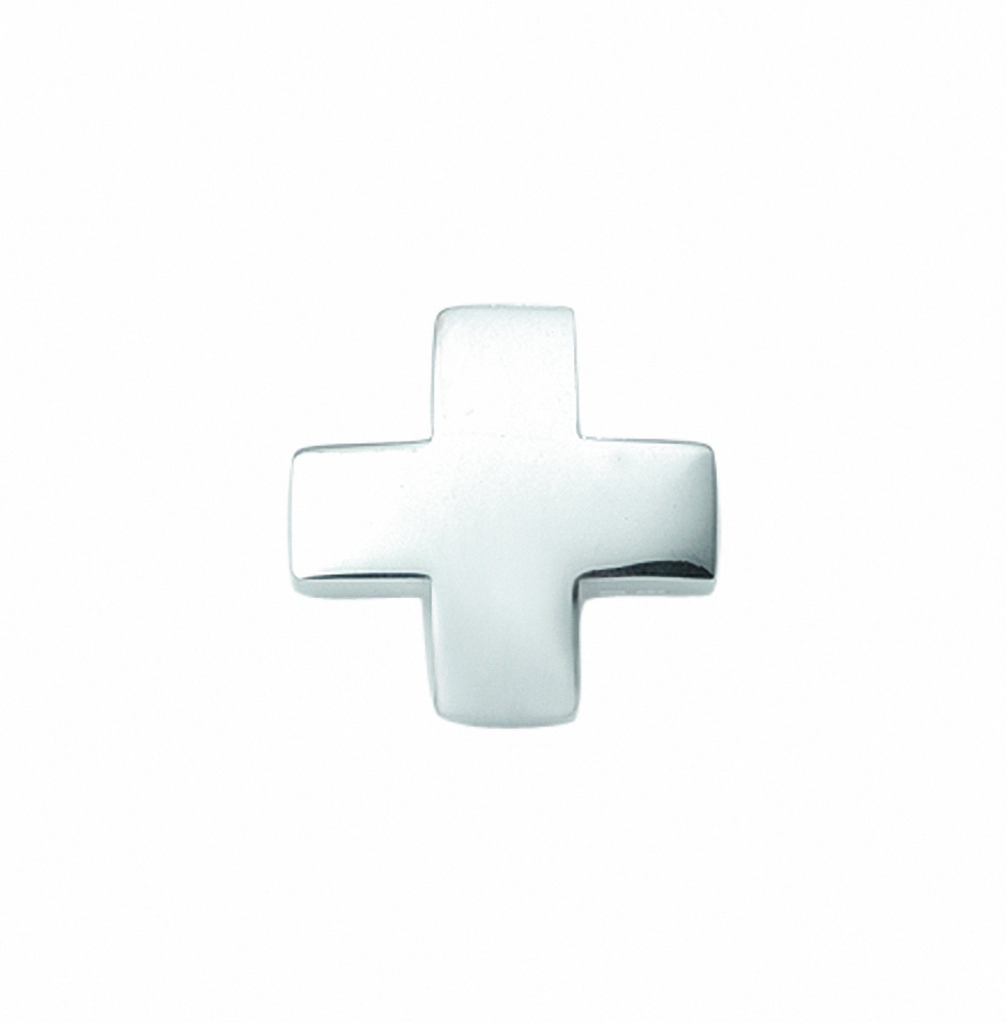 Adelia´s Kettenanhänger 925 Silber Kreuz Anhänger, Silberschmuck für Damen  & Herren, Maße - Breite 14,3 mm - Höhe 14,3 mm