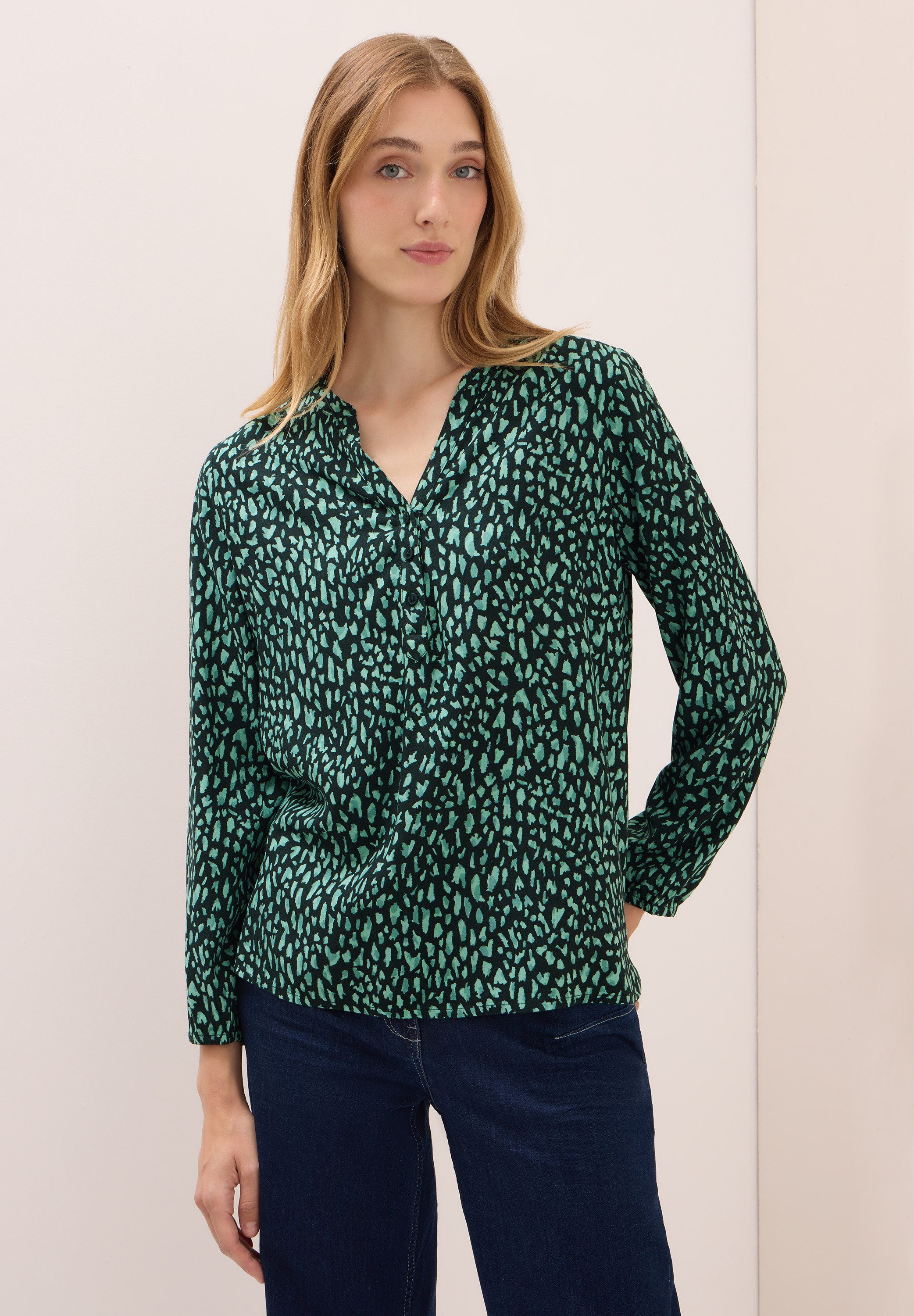 CECIL Shirtbluse aus softer Viskose