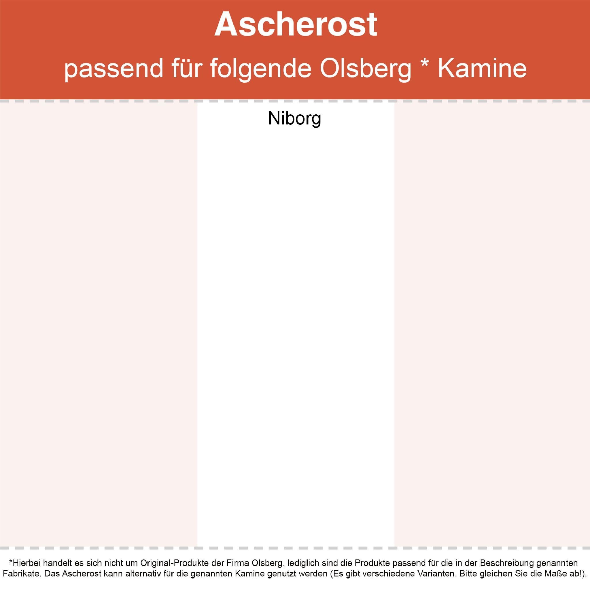 Feuerfest 123 GmbH Grillrost Kaminrost / Ascherost Ø 200x10mm passend für Olsberg Niborg**