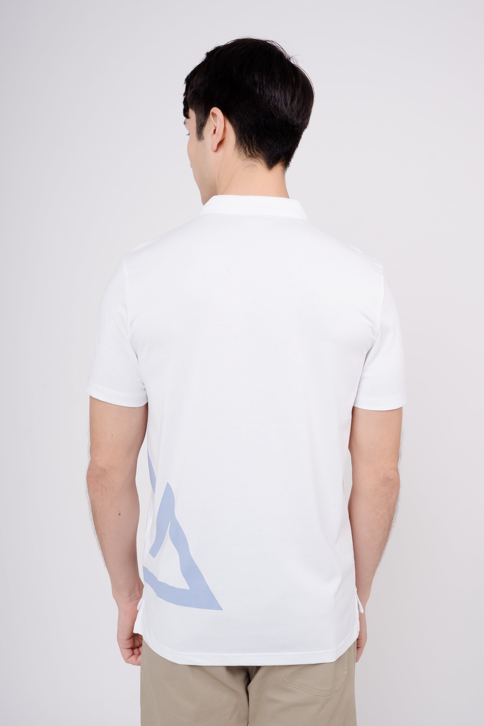 praktischer GIORDANO mit Poloshirt weiß Quick-Dry-Funktion