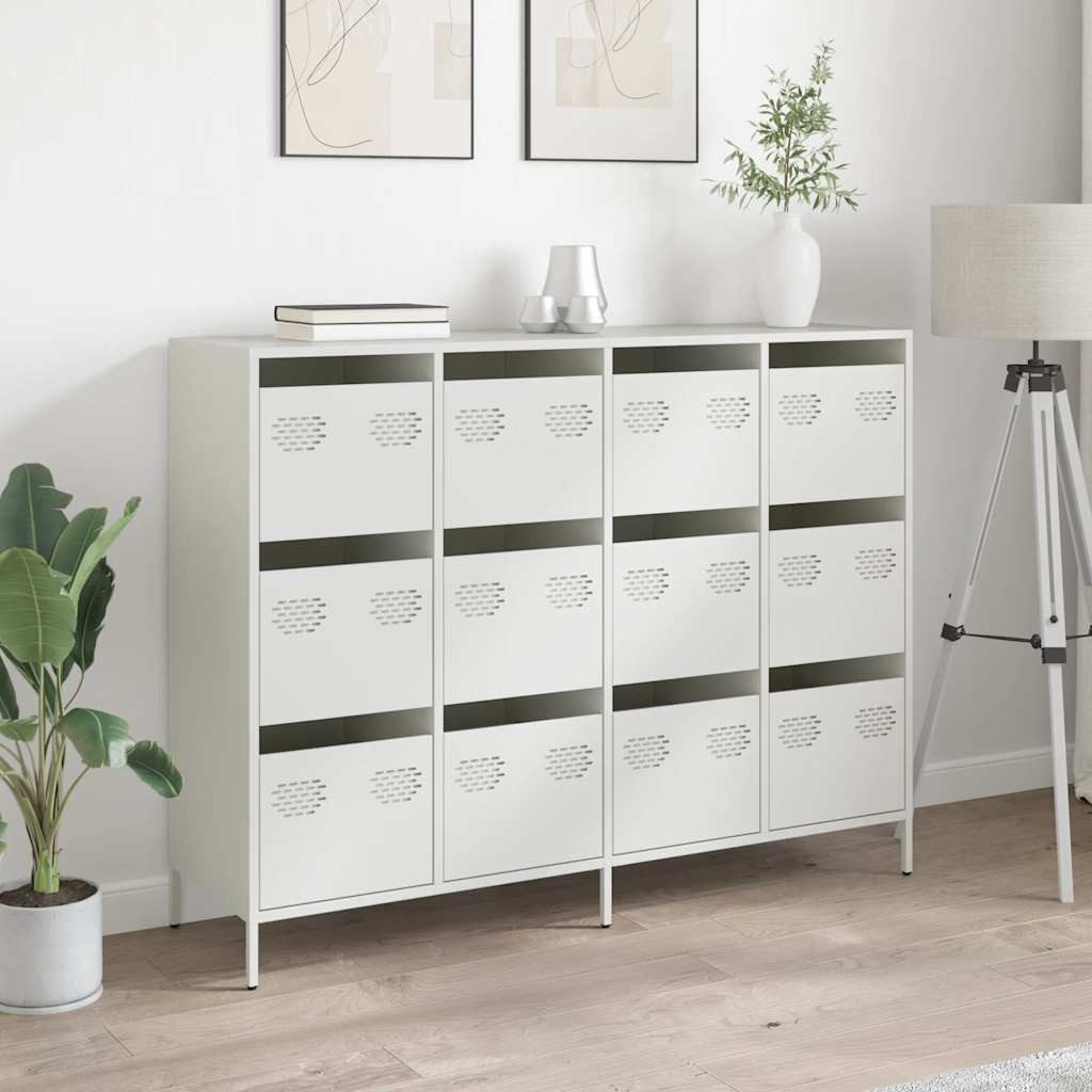 vidaXL Sideboard Sideboard Weiß 135x39x103,5 cm günstig online kaufen