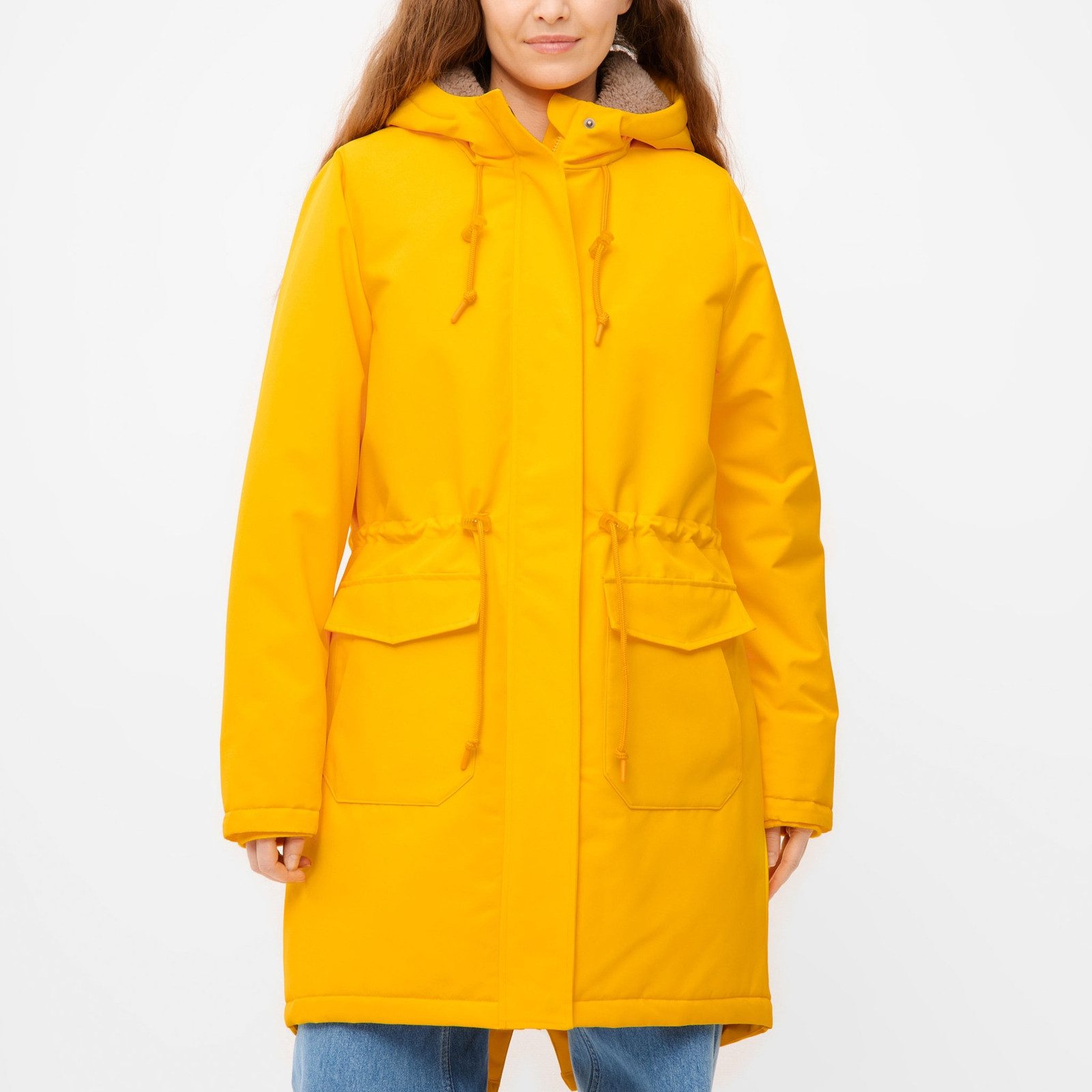 Derbe Winterjacke Winterjacke Friese Festholm 90er mit vegan wattierter Füllung