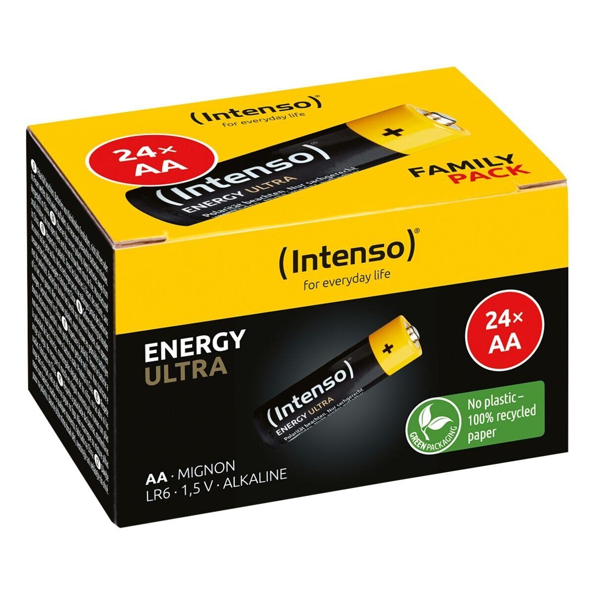 Intenso Energy Ultra Batterie, (1.5 V, 24 St), Mignon / AA / LR6 / LR06, 1,5 V, Alkali