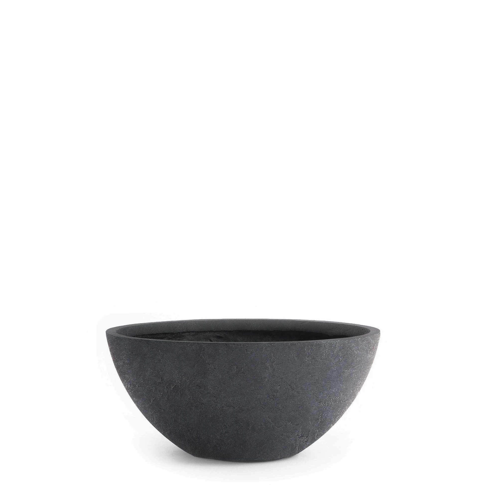 Pflanzwerk® Pflanzschale Pflanzkübel BOWL Frostbeständige Premium Blumenschale mit Lotus-Effekt, Fiberglas - Handgefertigt - Rund - Frostbeständig