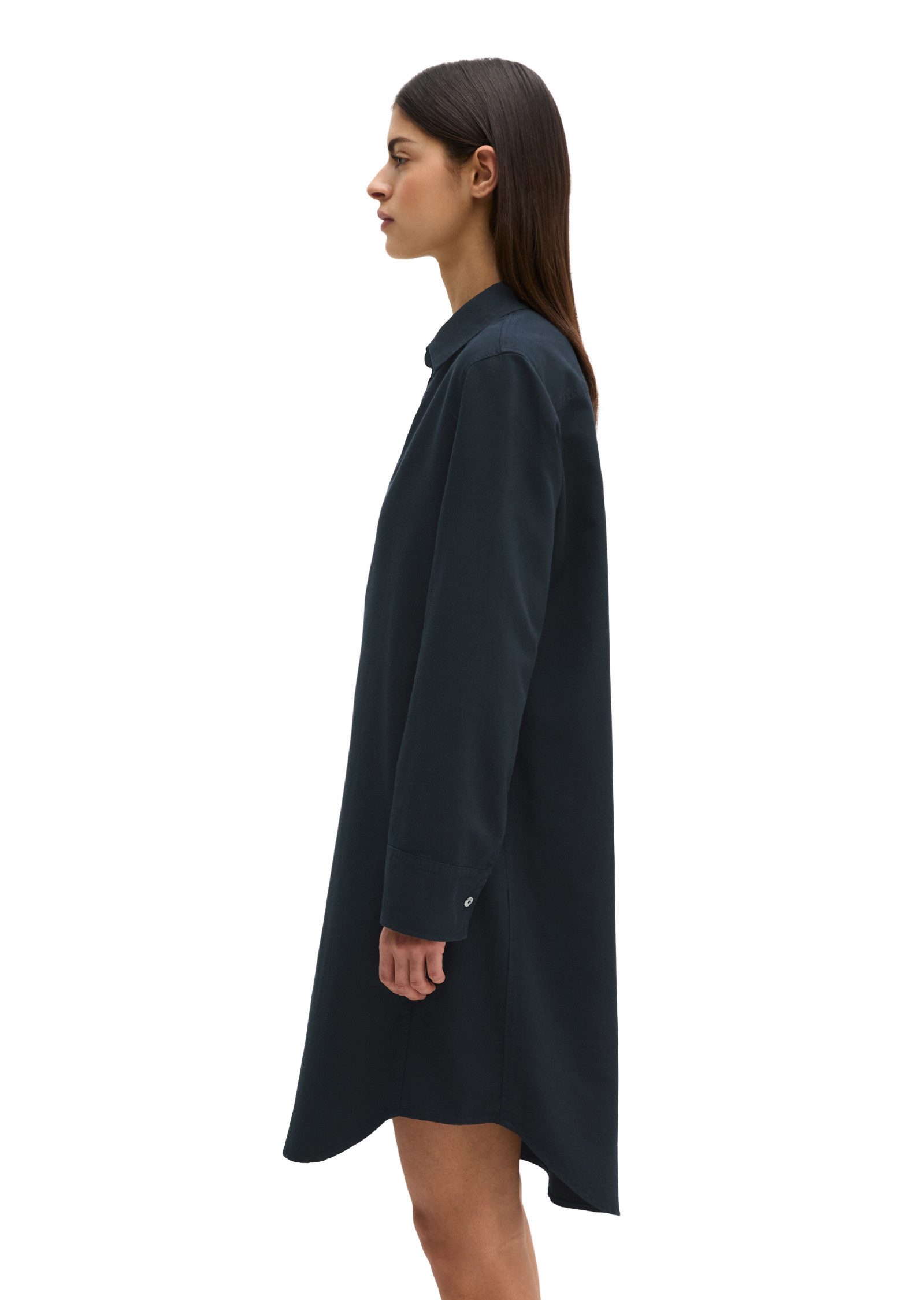 Marc O'Polo Minikleid aus Organic-Cotton-Lyocell-Leinen-Mix günstig online kaufen