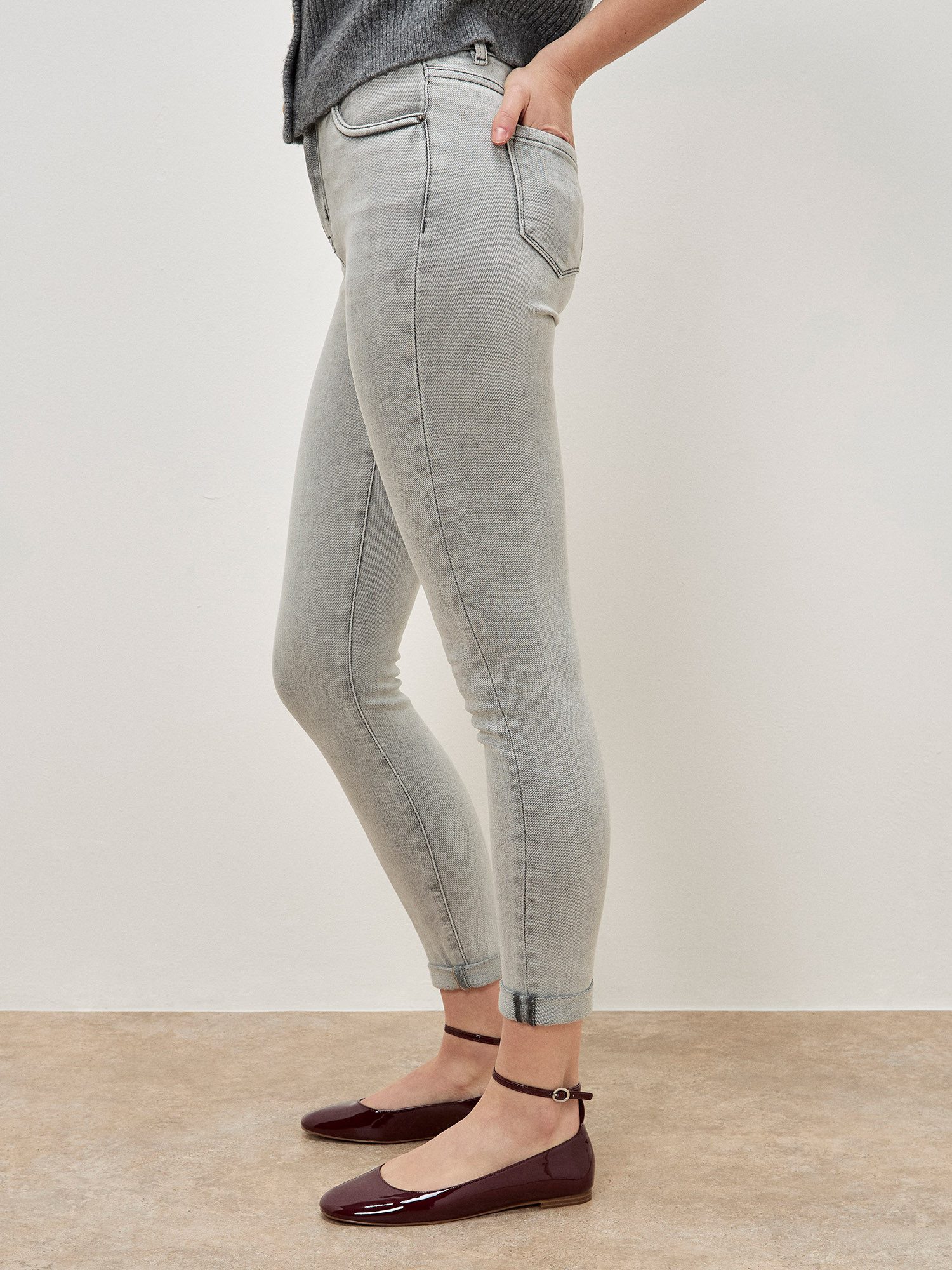 Apricot Skinny-fit-Jeans Skinny-Jeans in heller Waschung