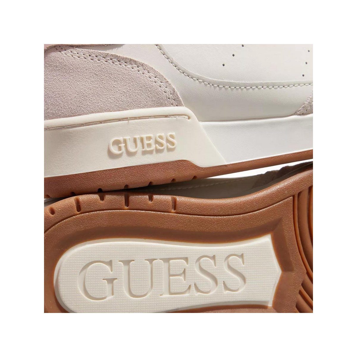 Schnürschuh Guess beige (1-tlg)