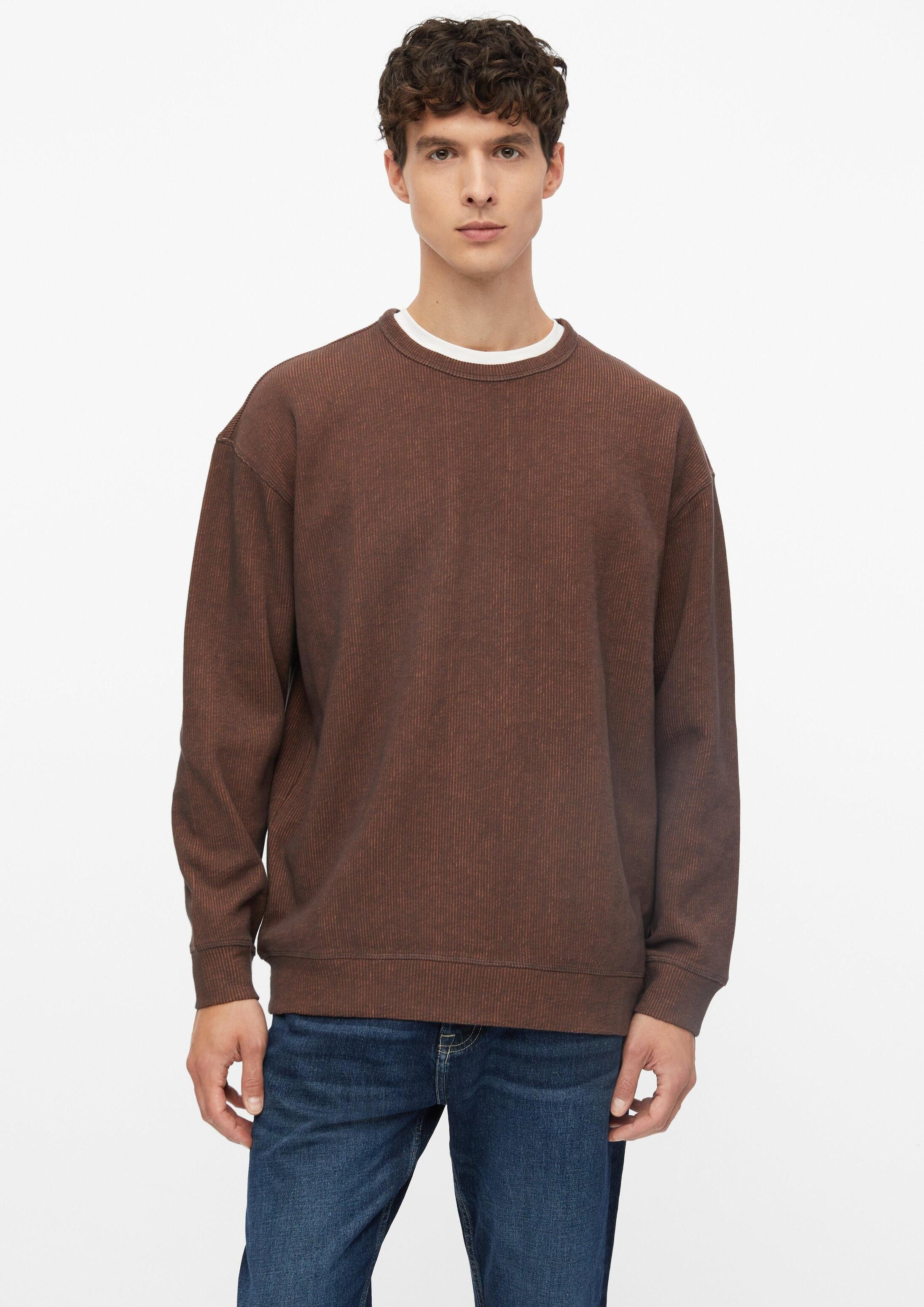 s.Oliver Sweatshirt Sweatshirt Sweatshirt im Modern Fit mit Rippstruktur