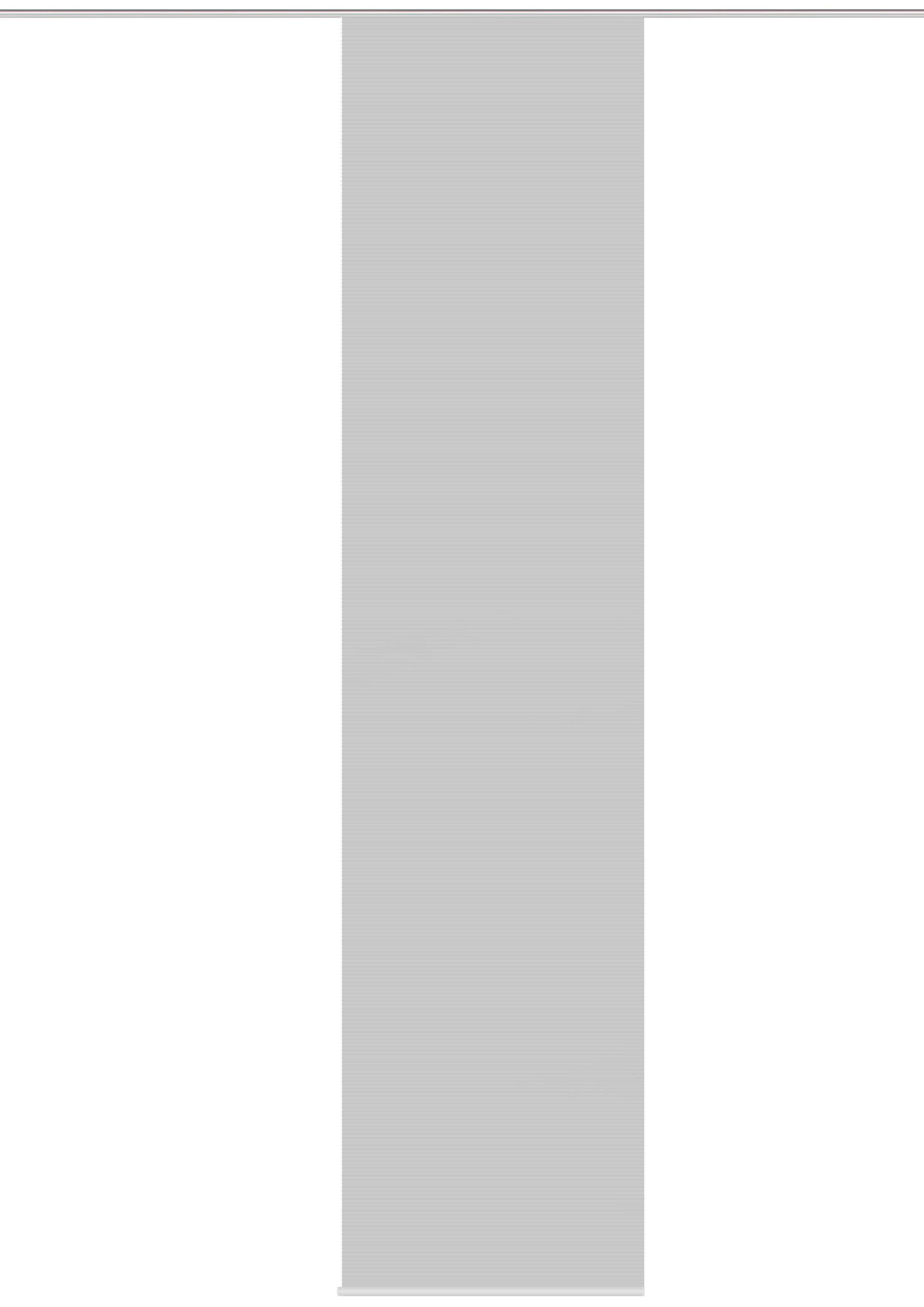 Vision S Schiebegardine ROM (1 St), Paneelwagen, halbtransparent, Schiebevorhang, Uni, Bambus
