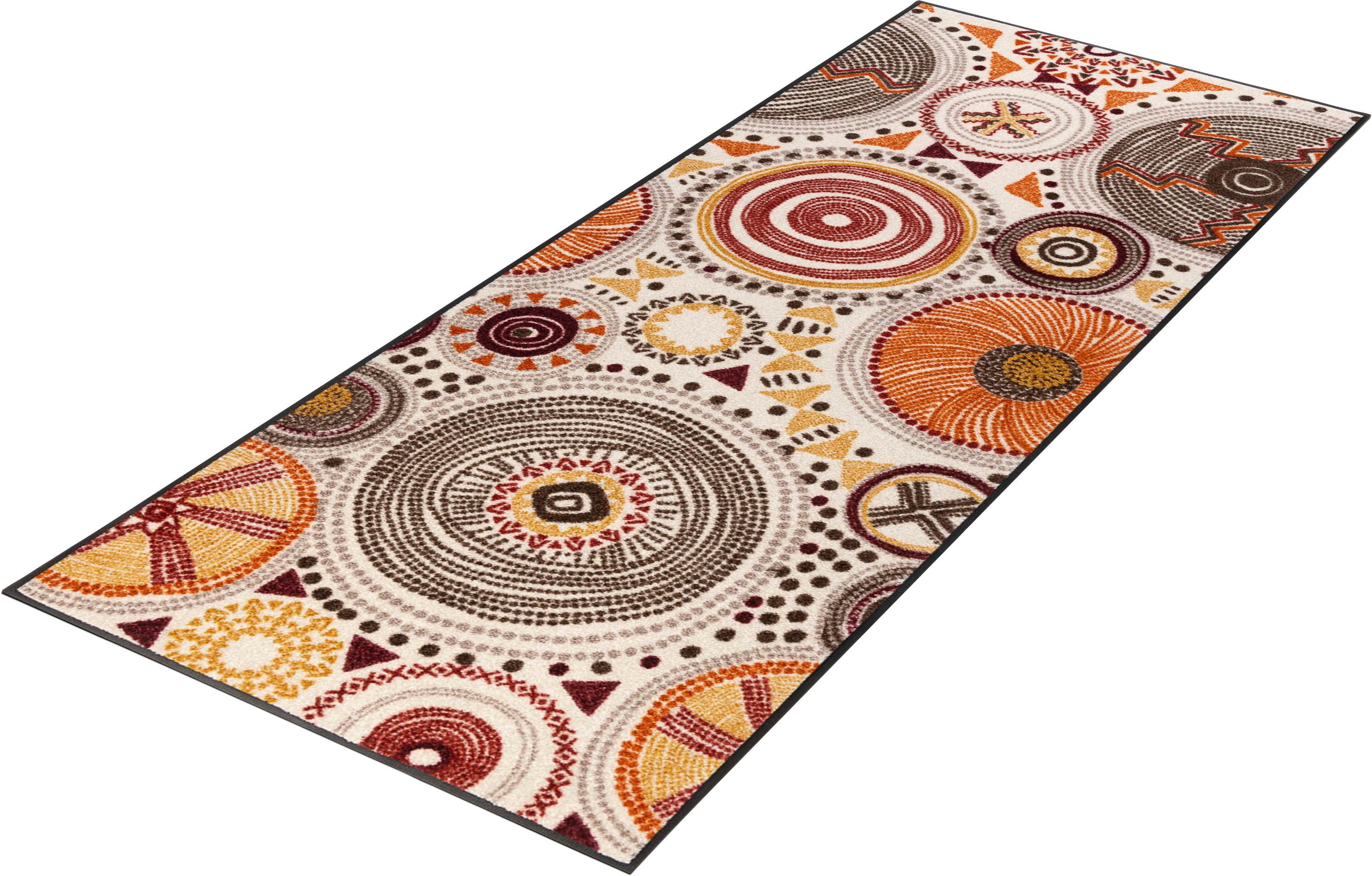 wash+dry by Kleen-Tex Läufer Boho Style, rechteckig, Höhe: 7 mm, Schmutzfangläufer, In- und Outdoor geeignet, waschbar