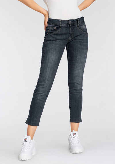 Herrlicher 7/8-Jeans »GINA CROPPED POWERSTRETCH« mit seitlichem Keileinsatz
